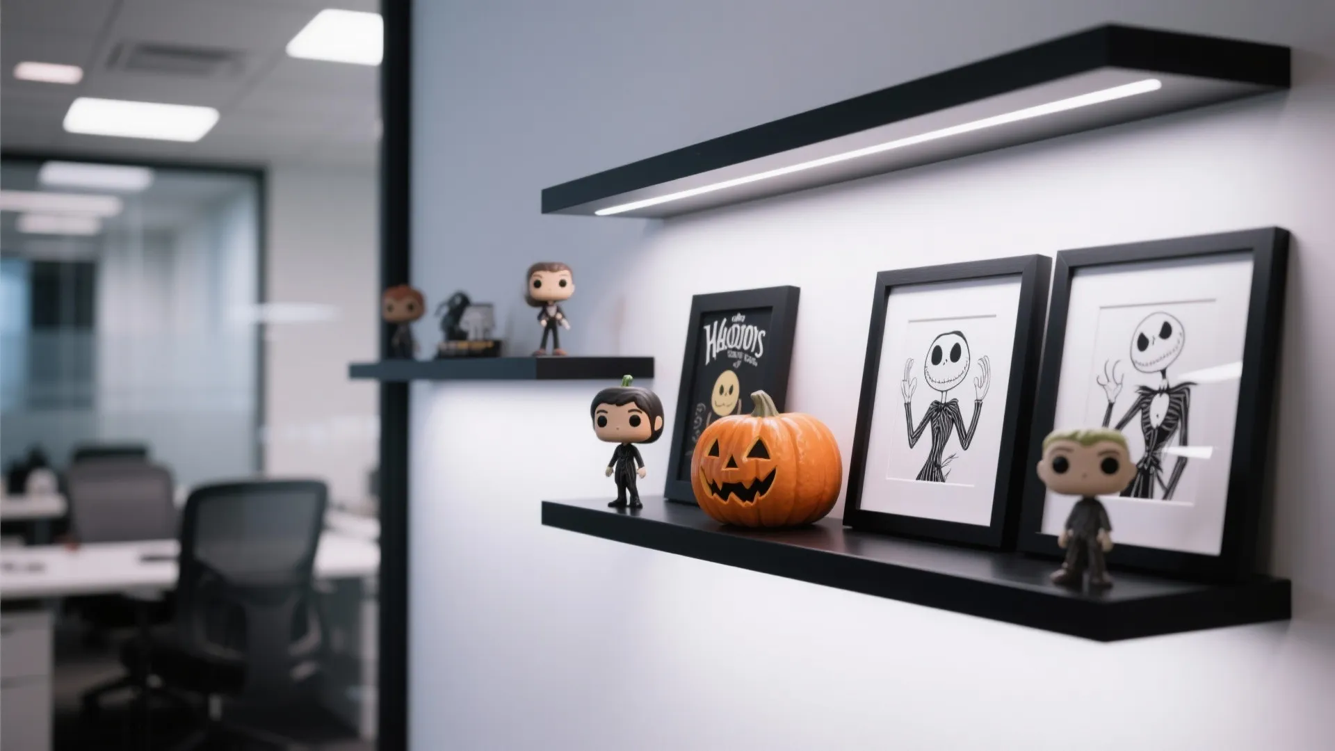 9. Floating Shelves for Collectibles