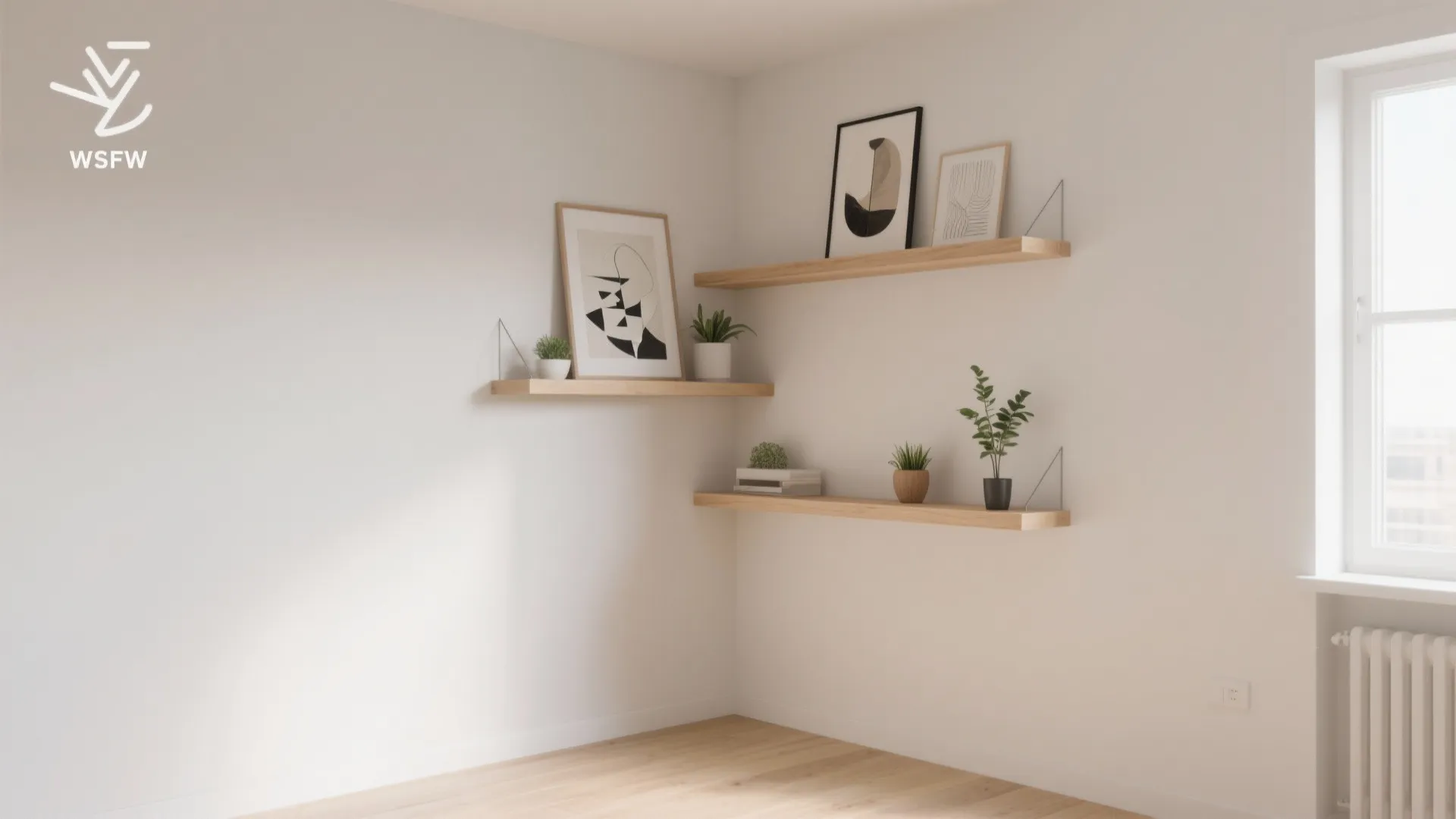 Floating Shelves With Minimalist Style