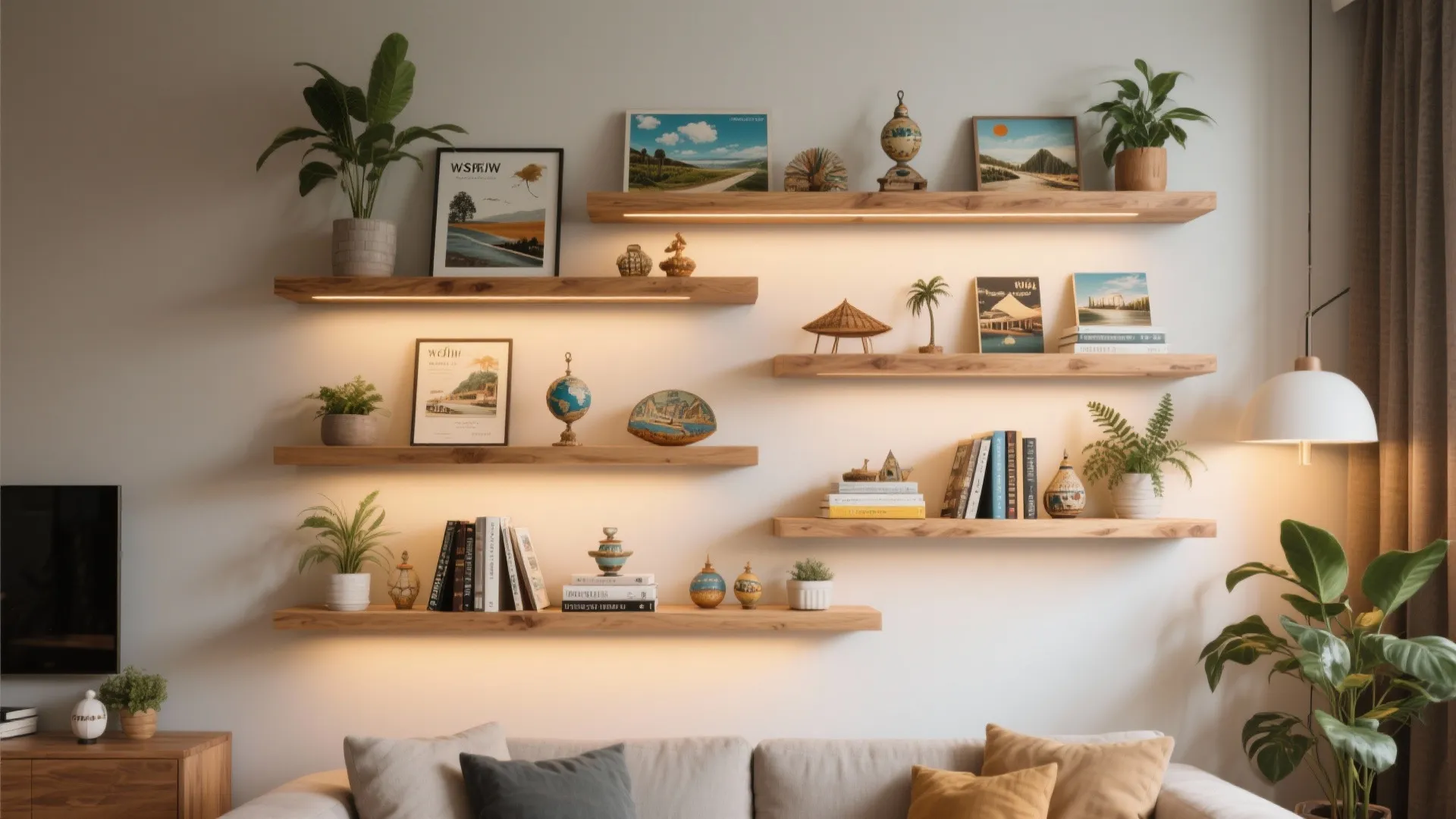 Floating Shelves for Decor