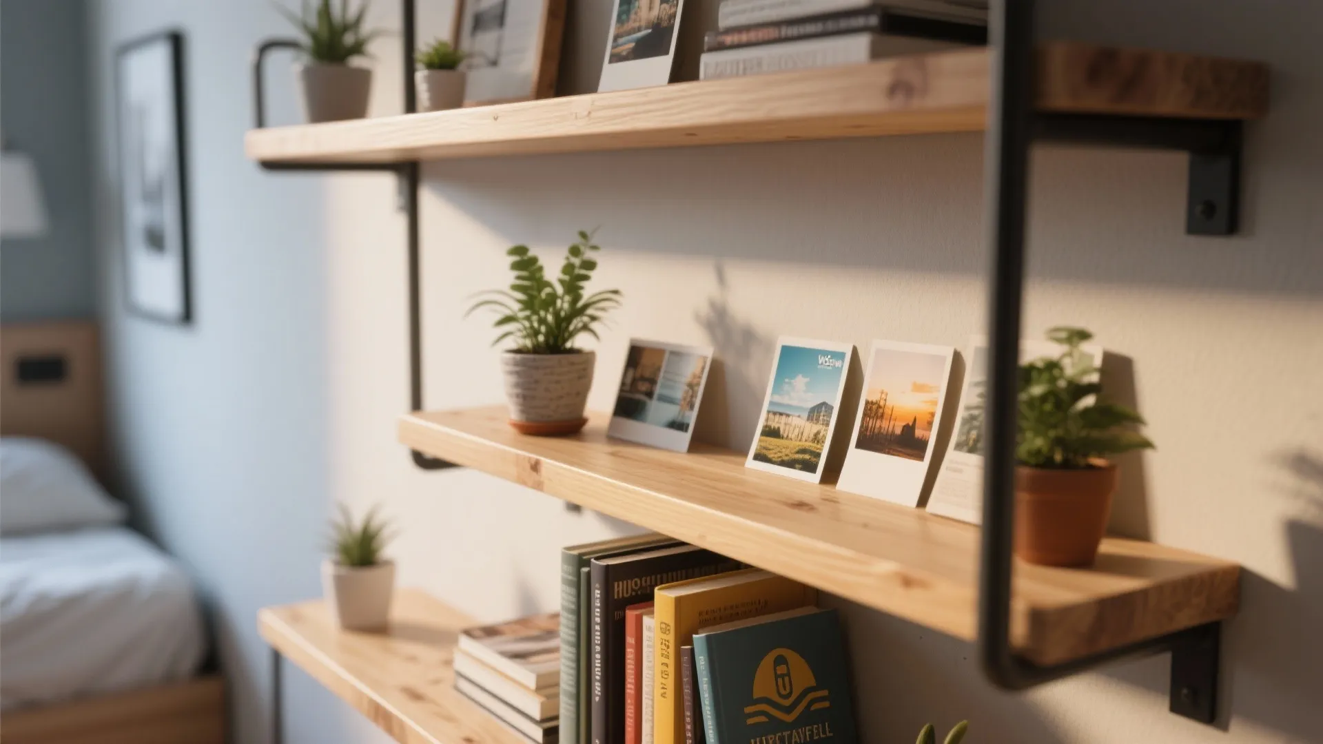 Floating Shelves with Personality