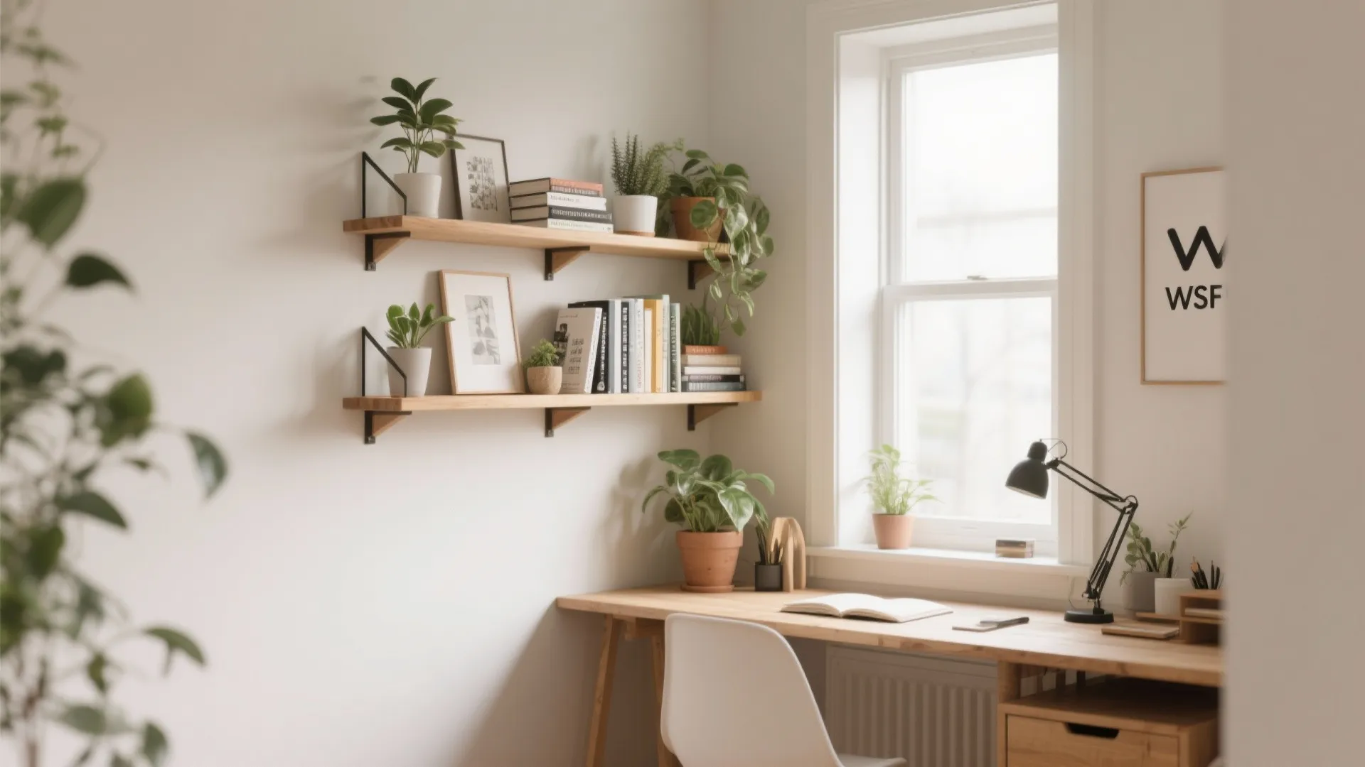 Floating shelves