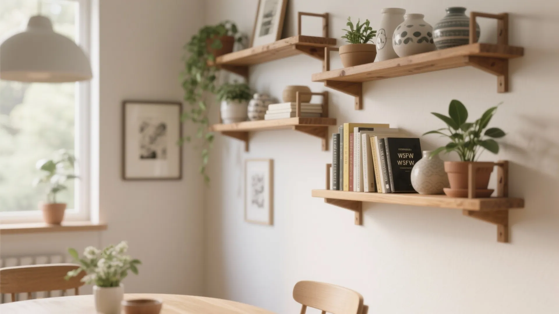 3. Floating Shelves