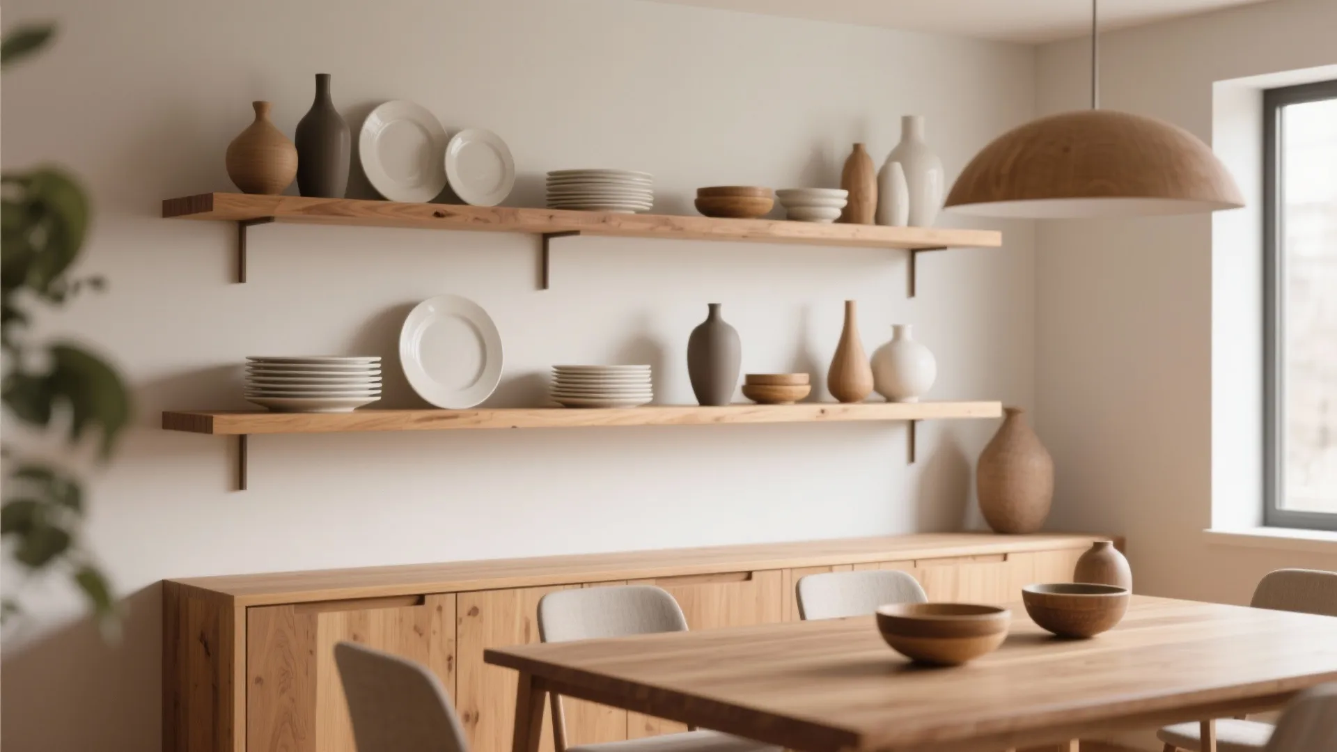 1. Floating Shelves for a Clean Look