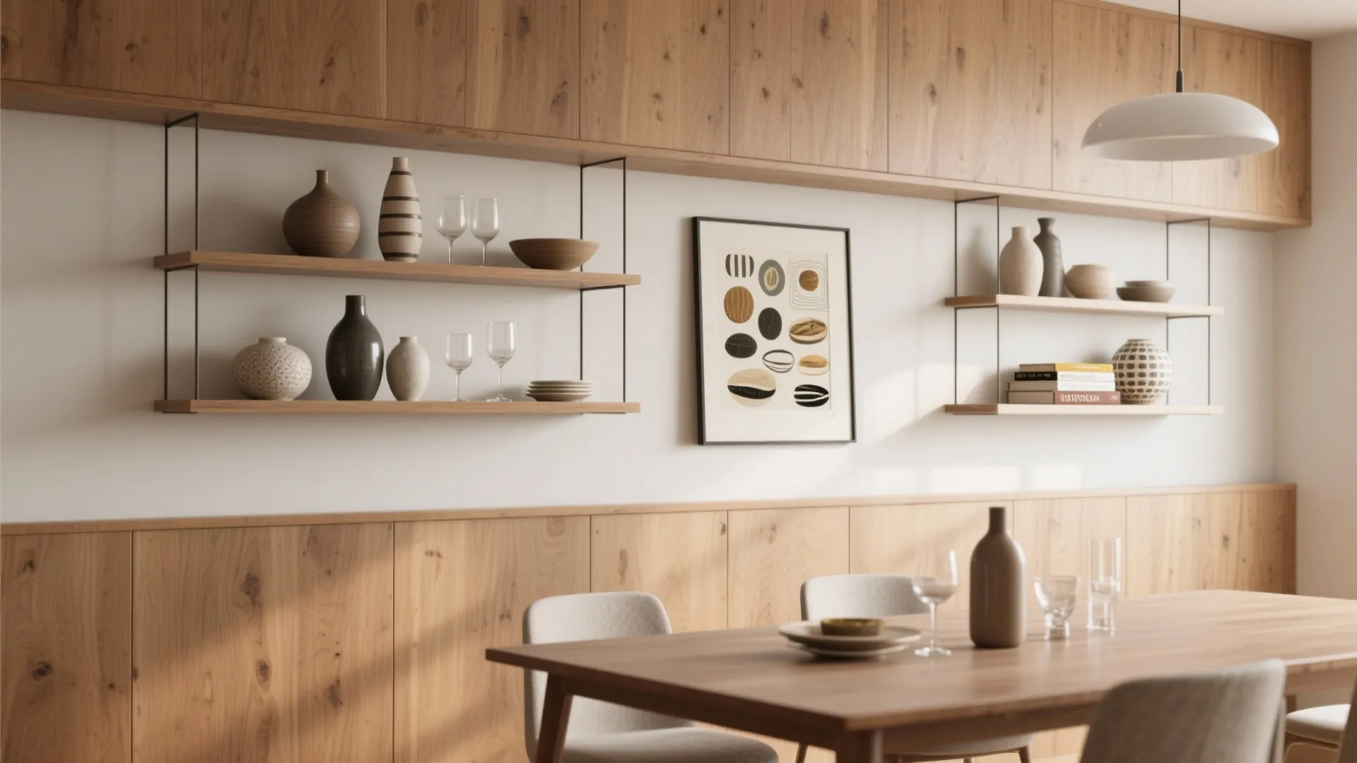 3. Wall-Mounted Shelving