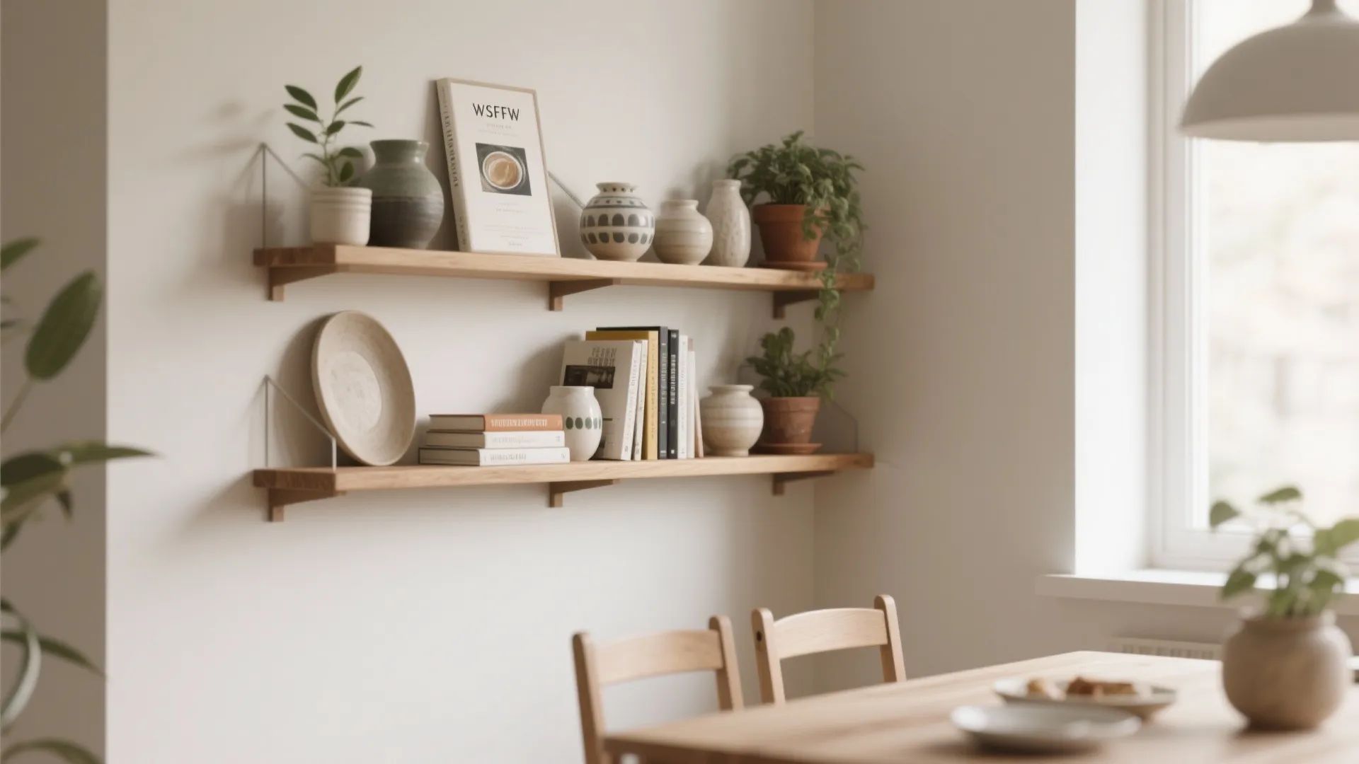 4. Install Floating Shelves