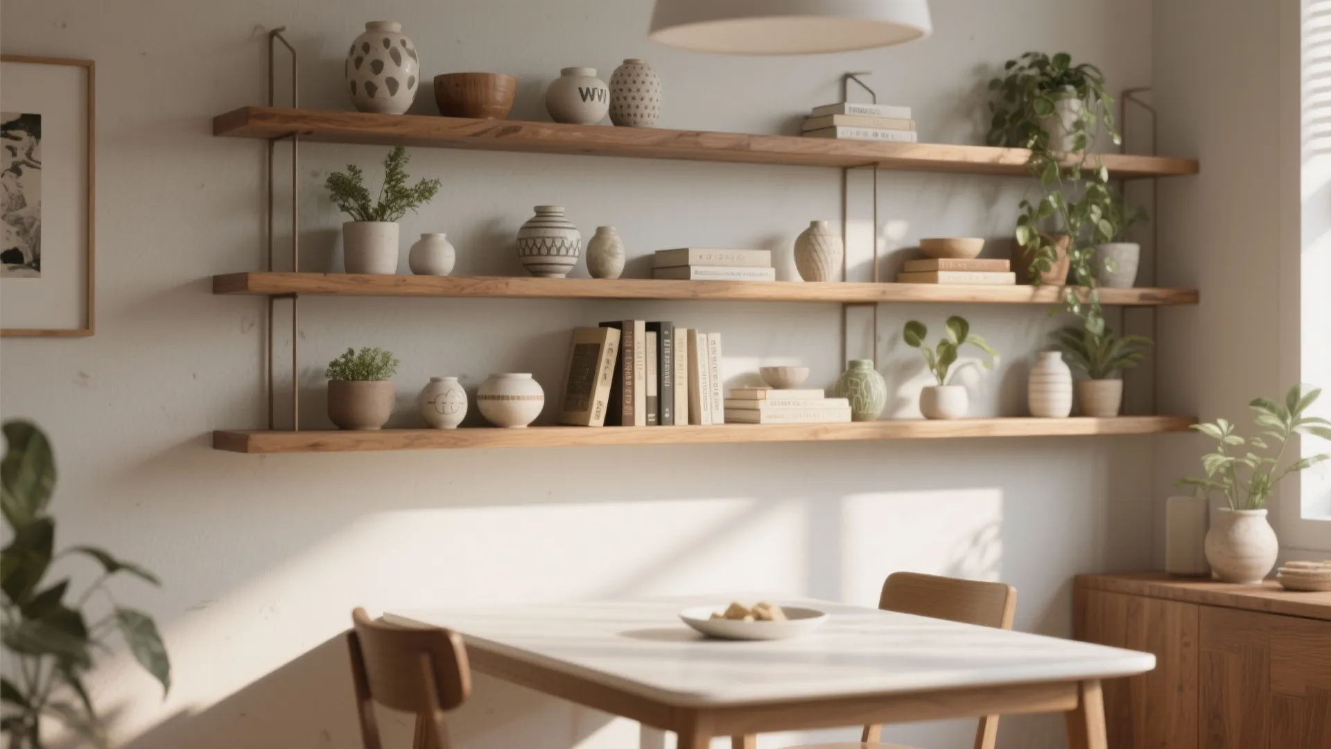 Wall-Mounted Shelving