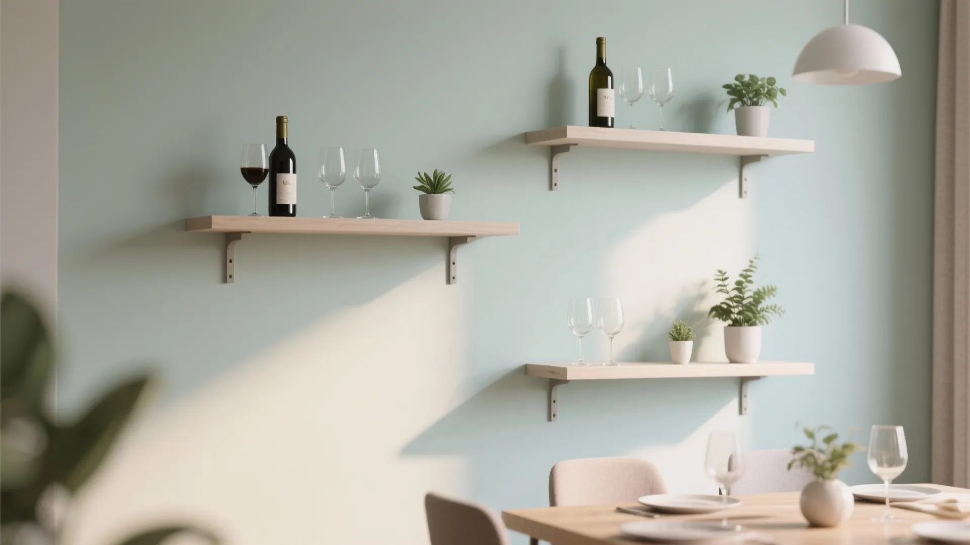 3. Floating Shelves for Display