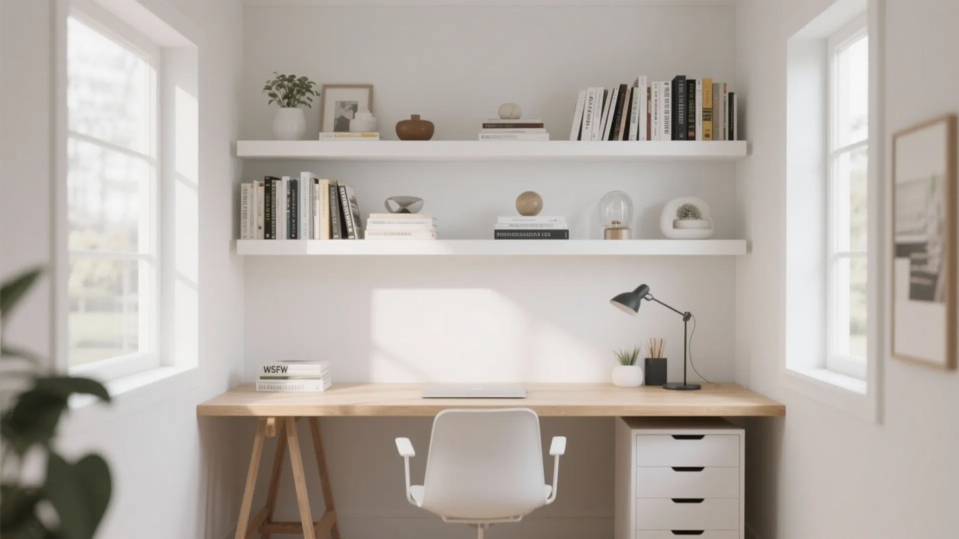 Floating Shelves for Minimalist Appeal