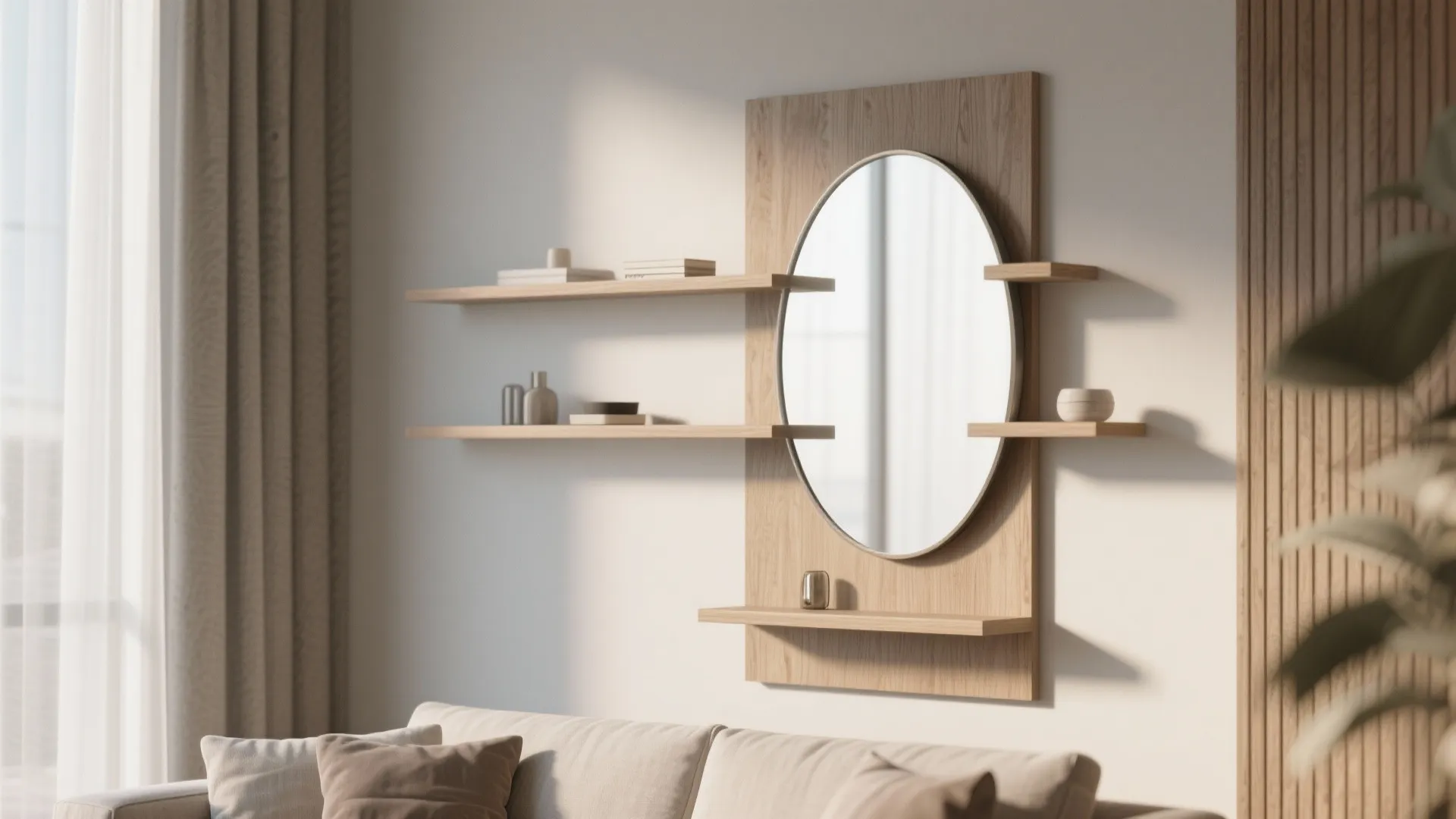 Overlapping with Floating Shelves