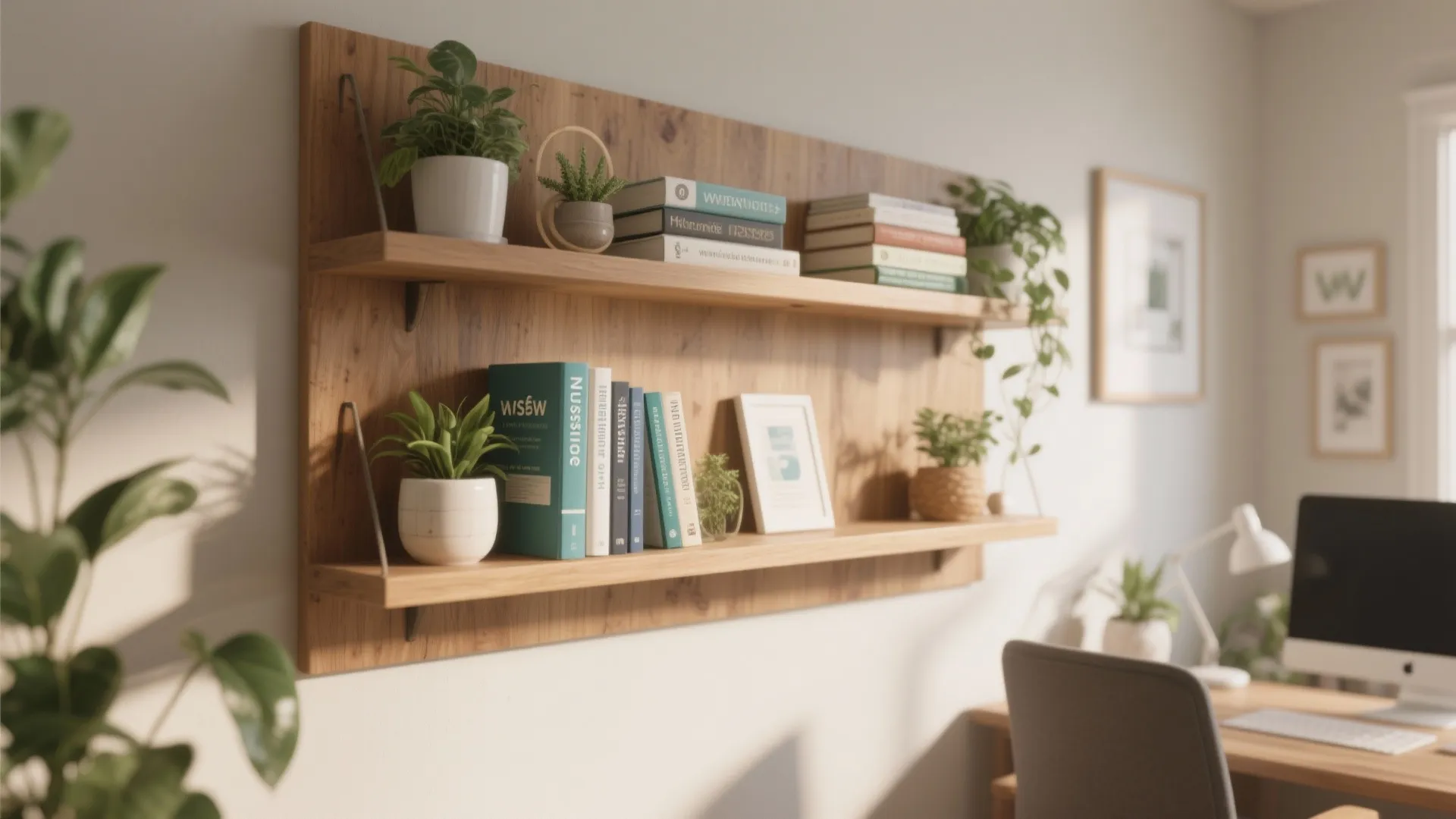 4. Floating Shelves