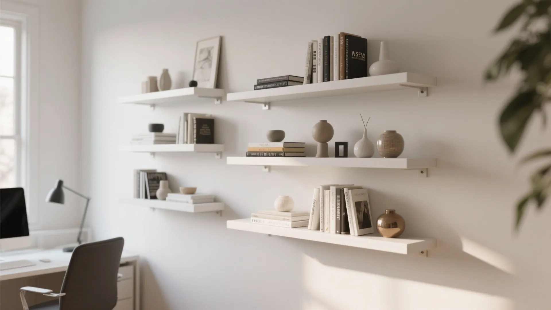 3. Floating Shelves