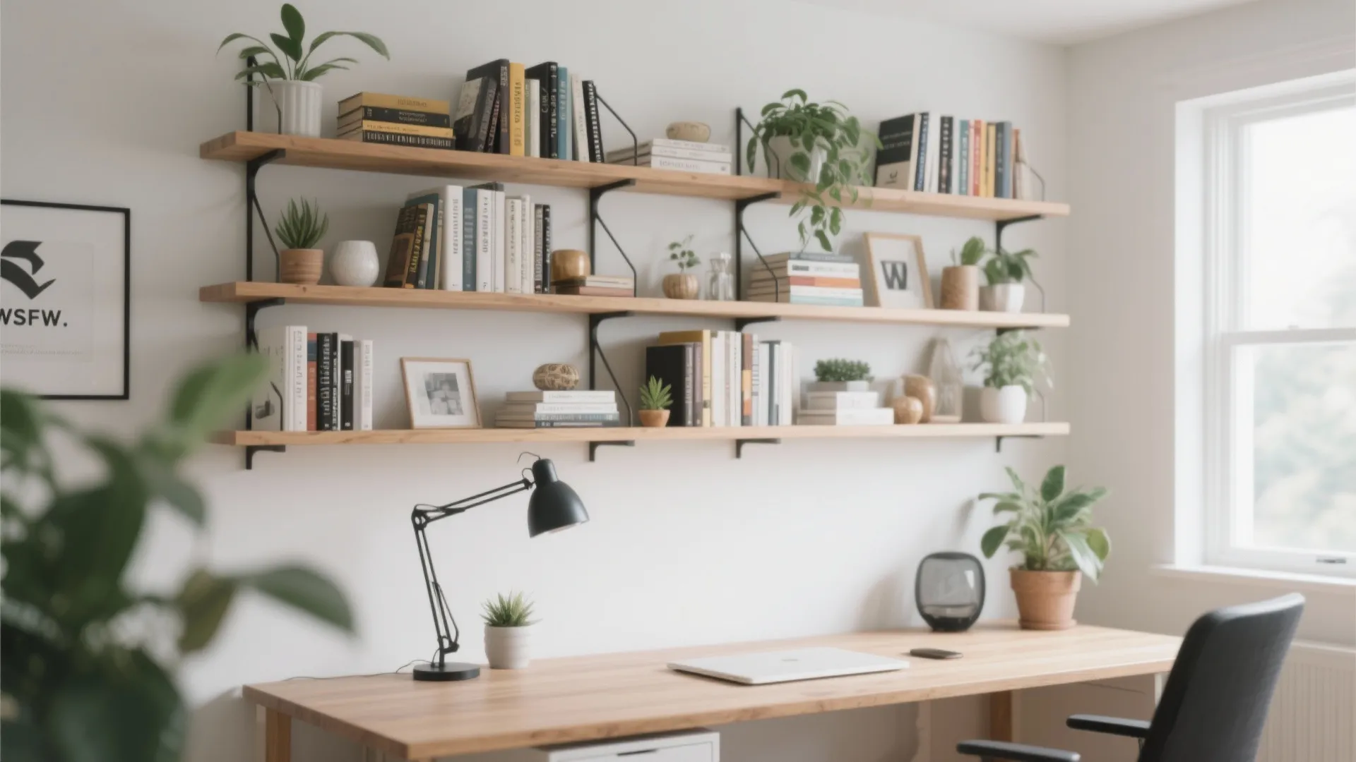 1. Floating Shelves Everywhere