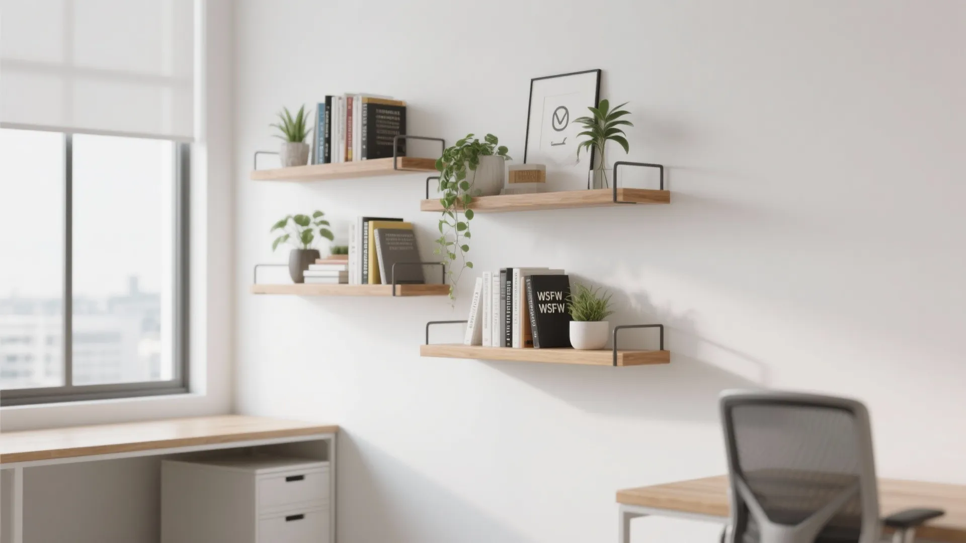 4. Floating Shelves