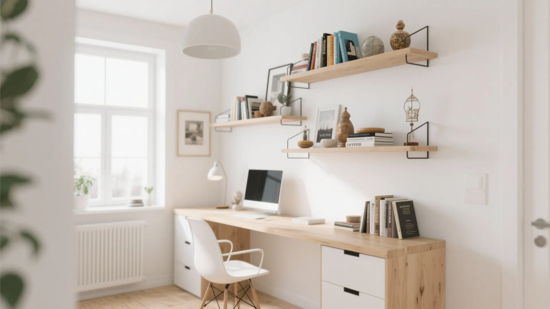 Wall-Mounted Shelving