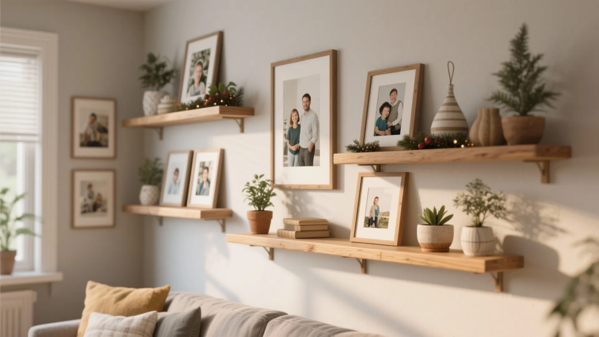 Floating Shelves Display