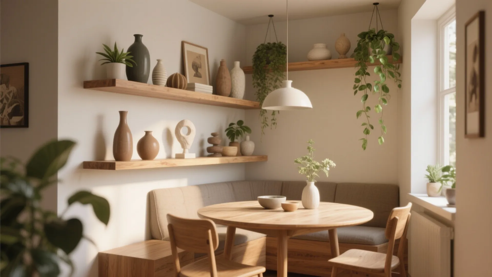 5. Floating Shelves for Decor & Plants