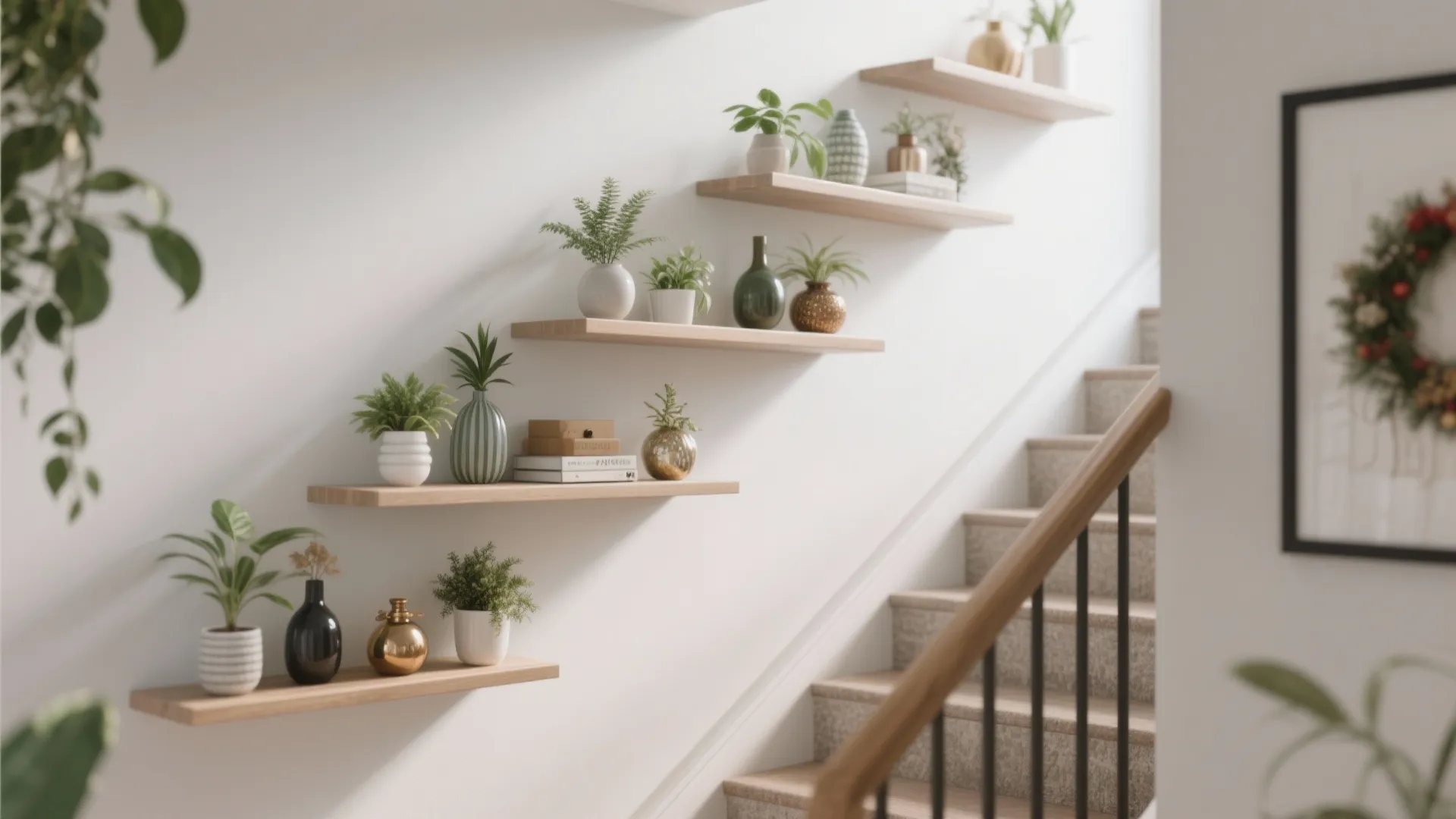 Floating Shelves for Decor and Plants