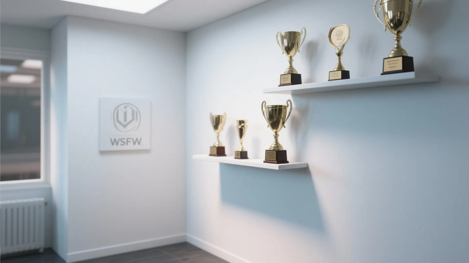 4. Floating Shelves for Minimal Impact