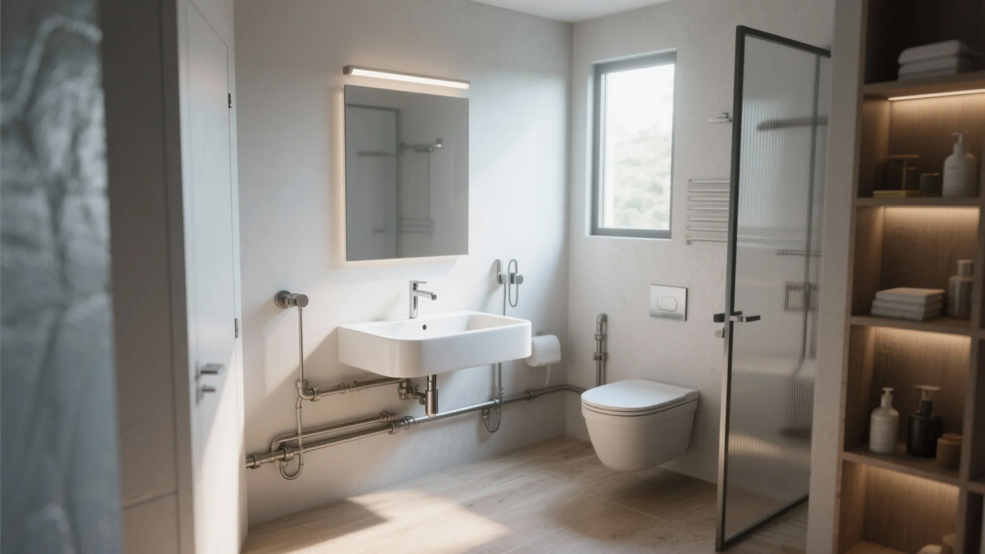 Tip 4: Wall-Mounted Floating Sinks