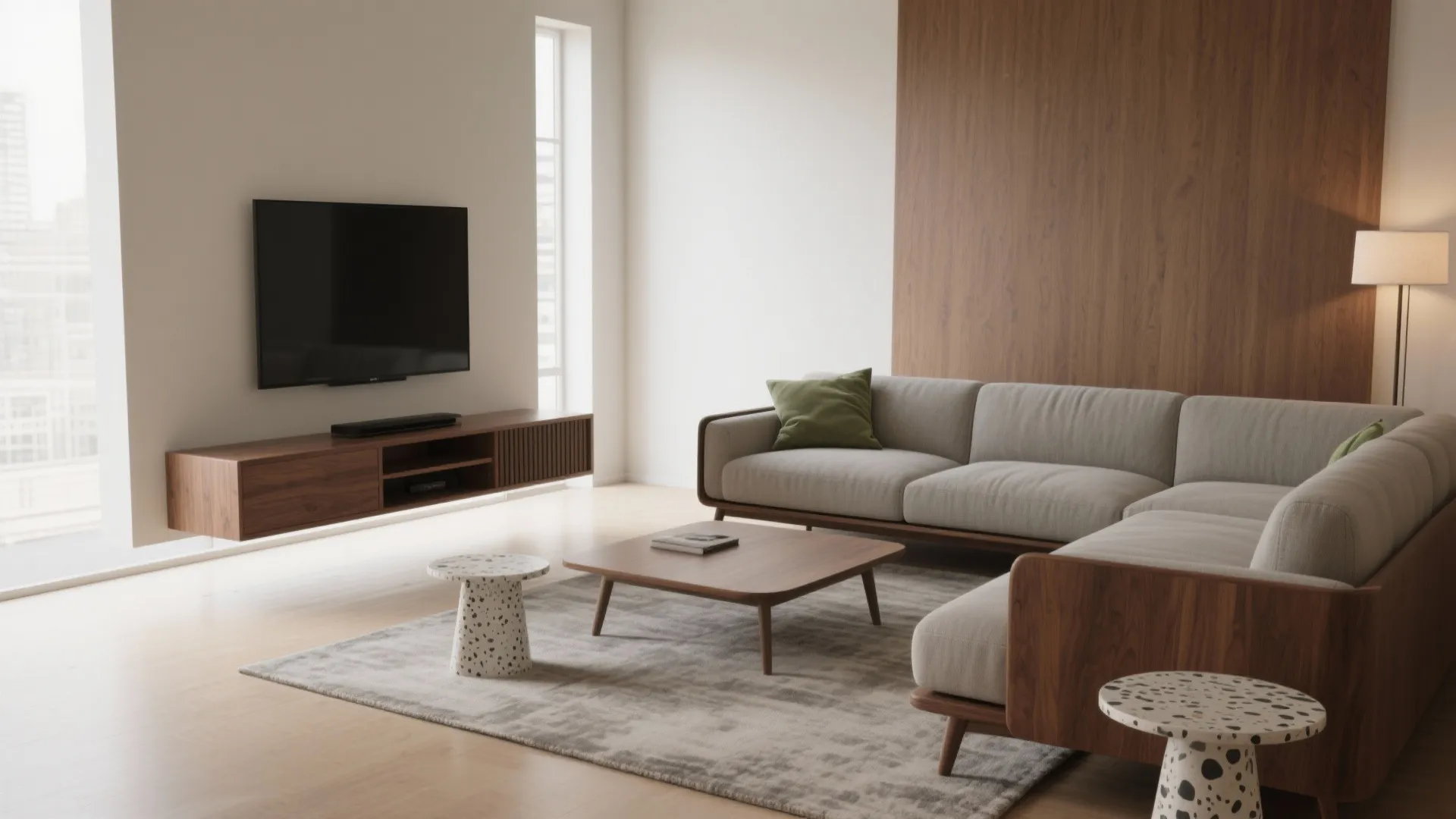 2. Floating Furniture, Not Against-the-Wall