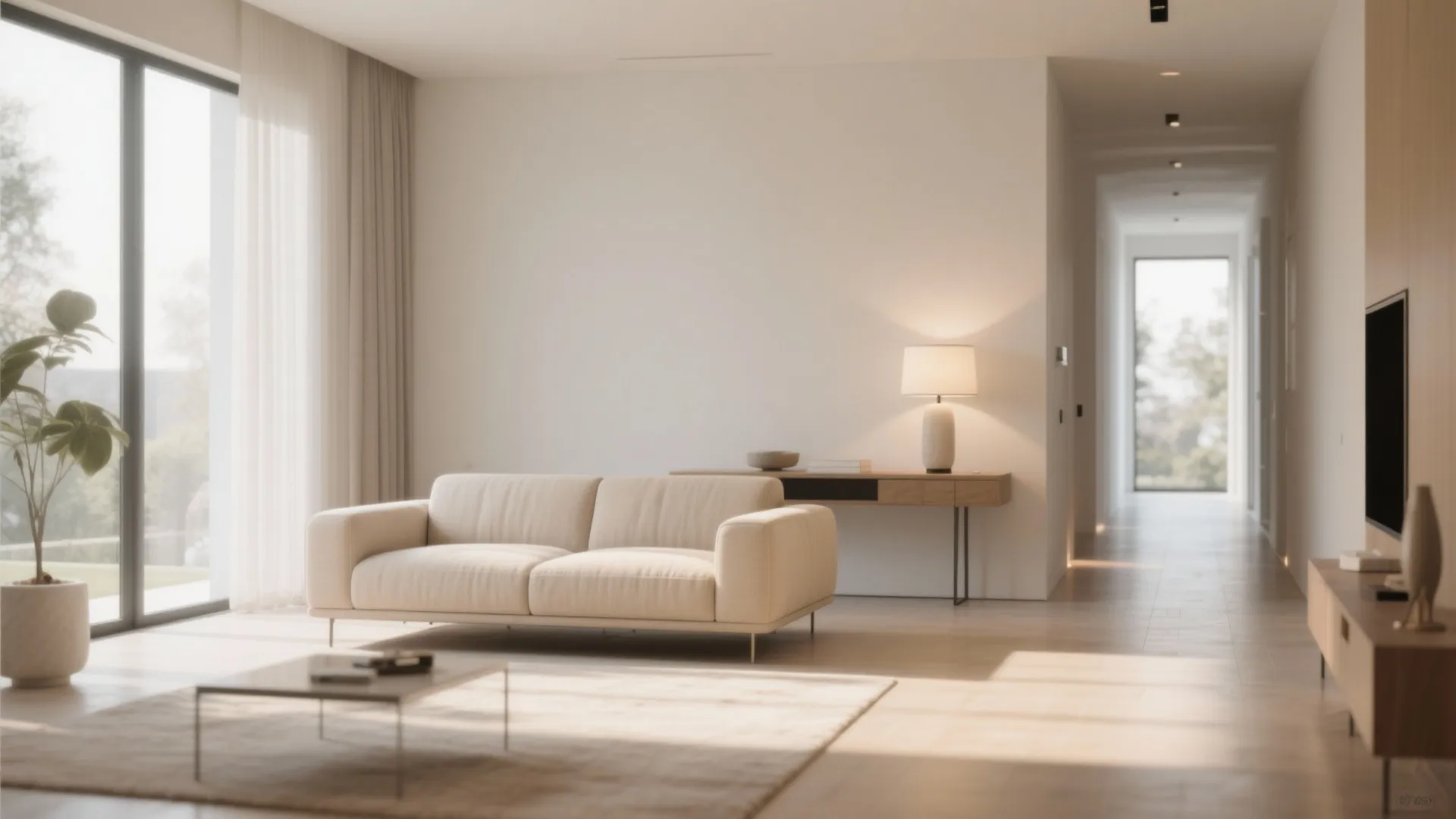 1. Floating the Sofa