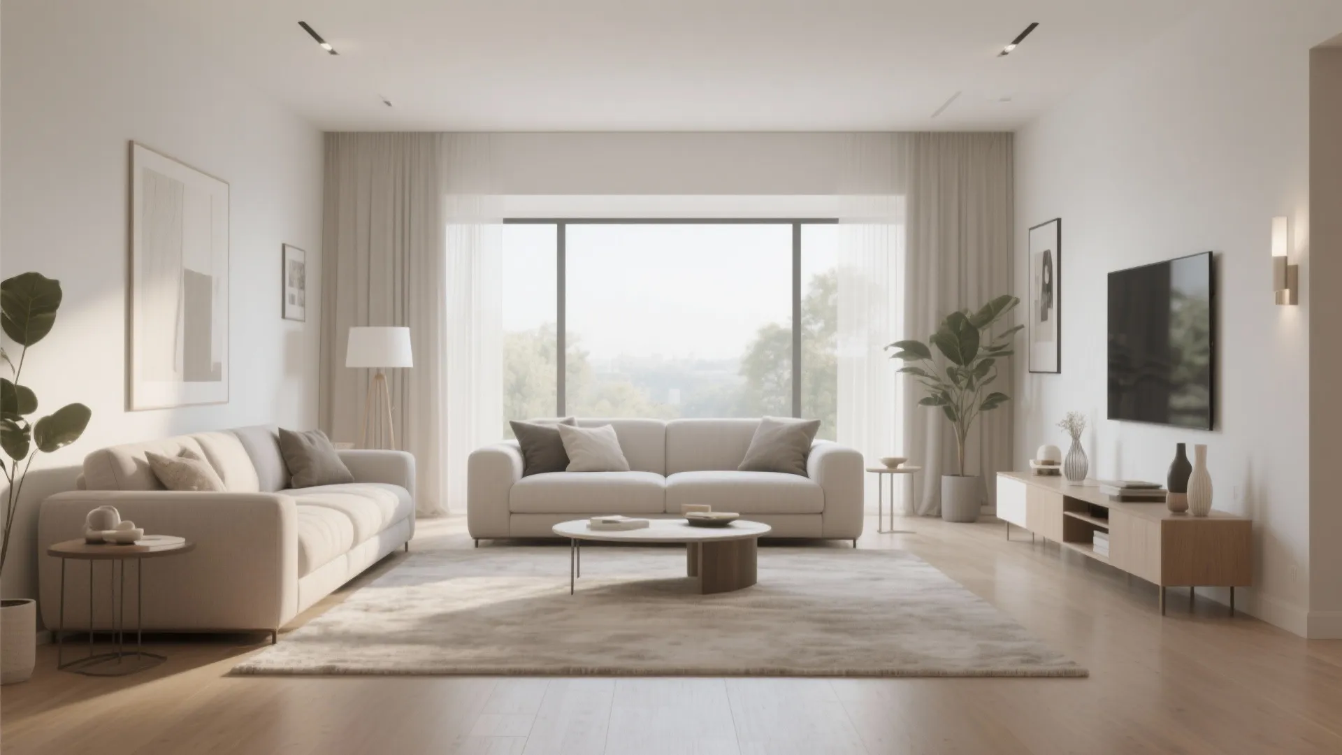 2. Floating Furniture Layout