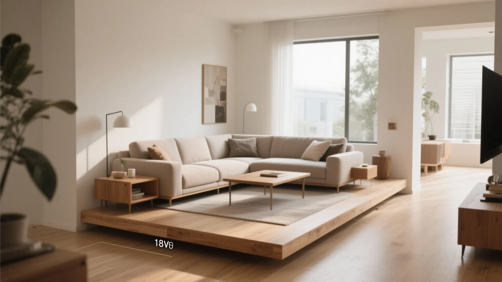 2. Floating Furniture Away from Walls