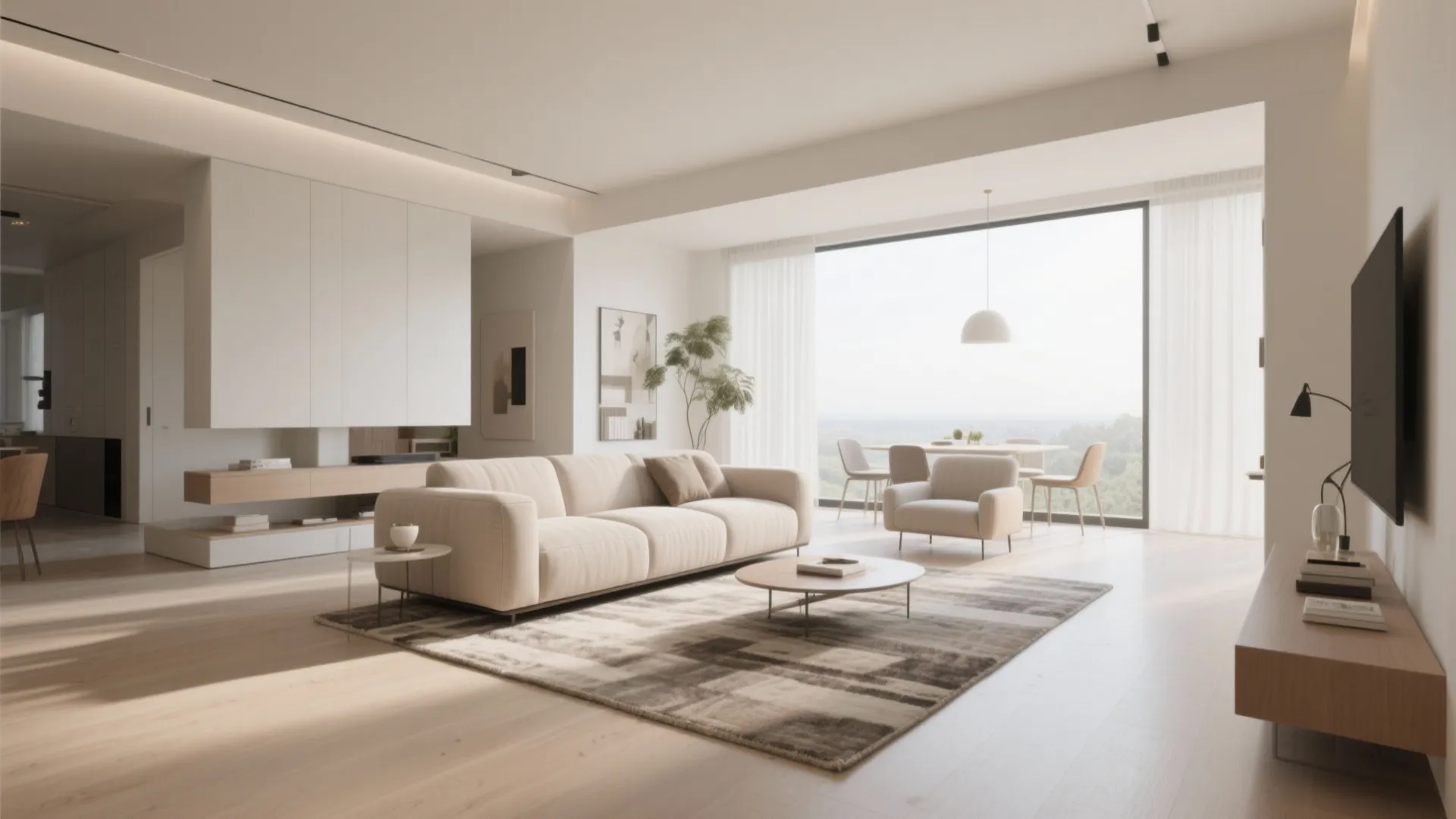 2. Floating Furniture Layout