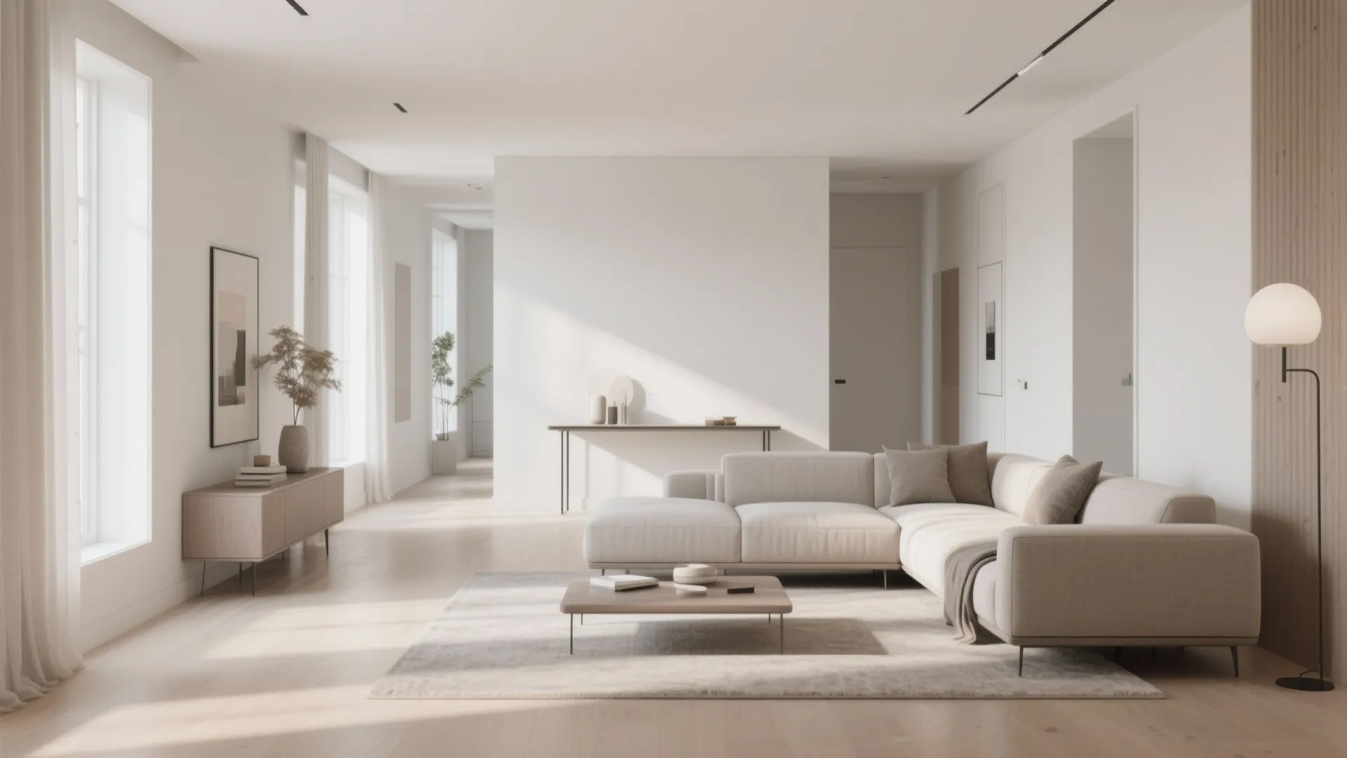 1. Floating the Sofa