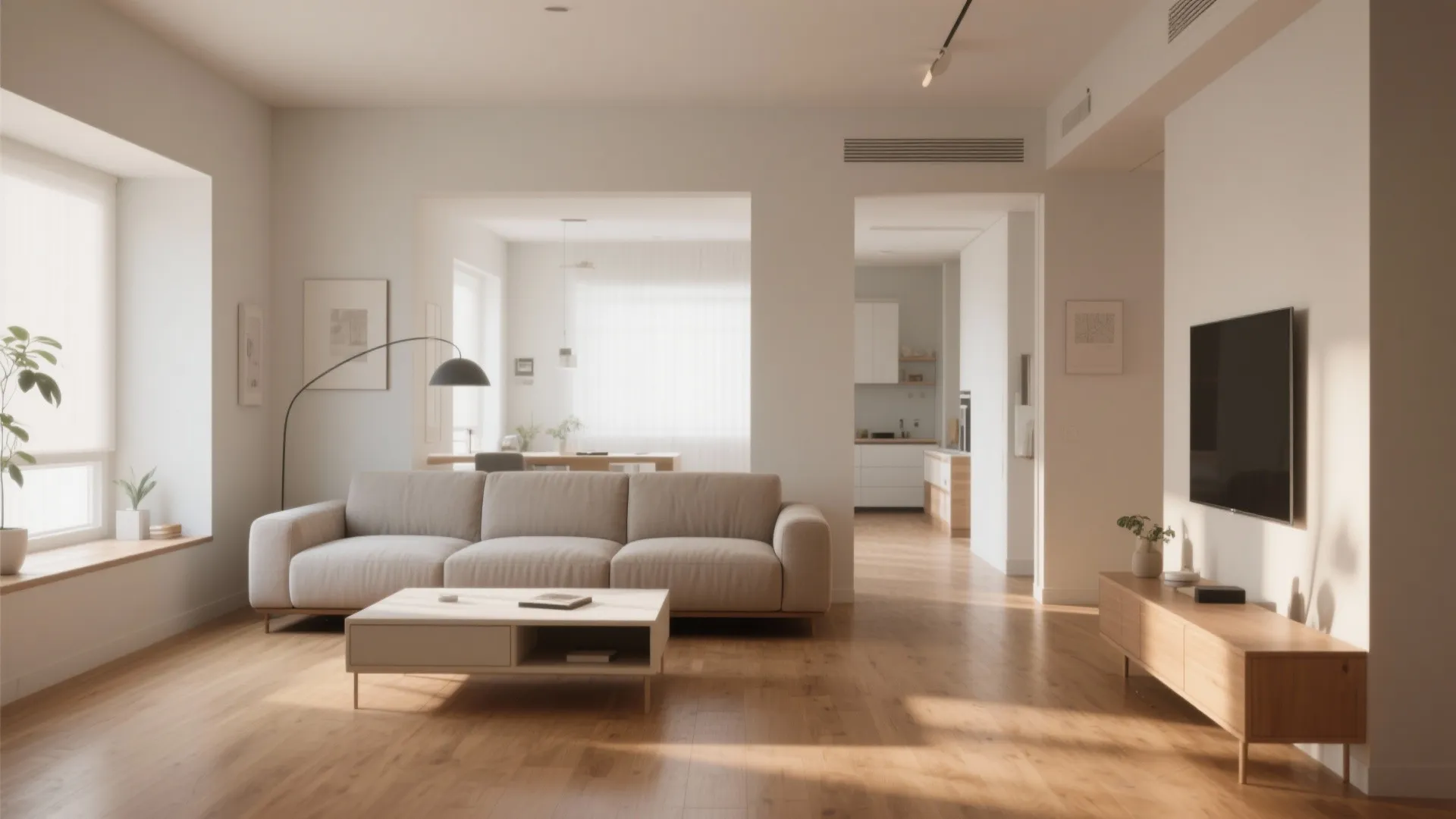 Tip 1: Floating Furniture Arrangement