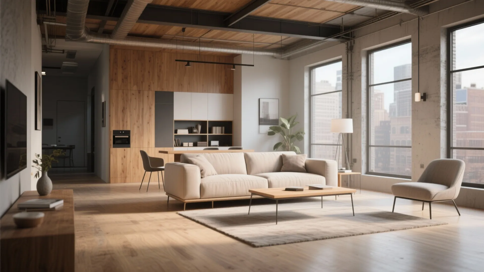 2. Floating Furniture Layouts