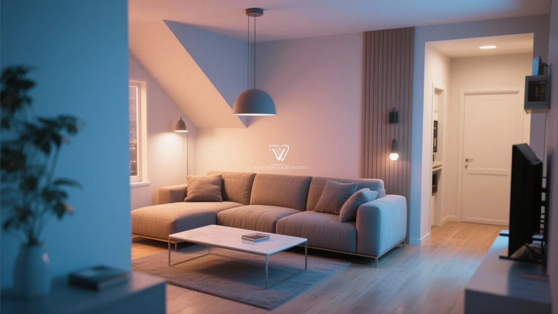 1. Floating Furniture Layout