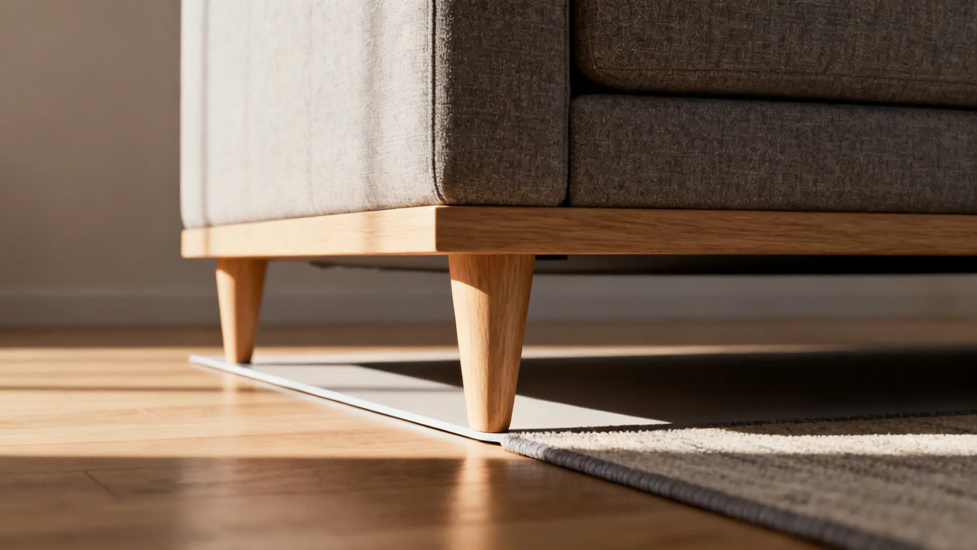 5. Floating Sofa with Visible Legs