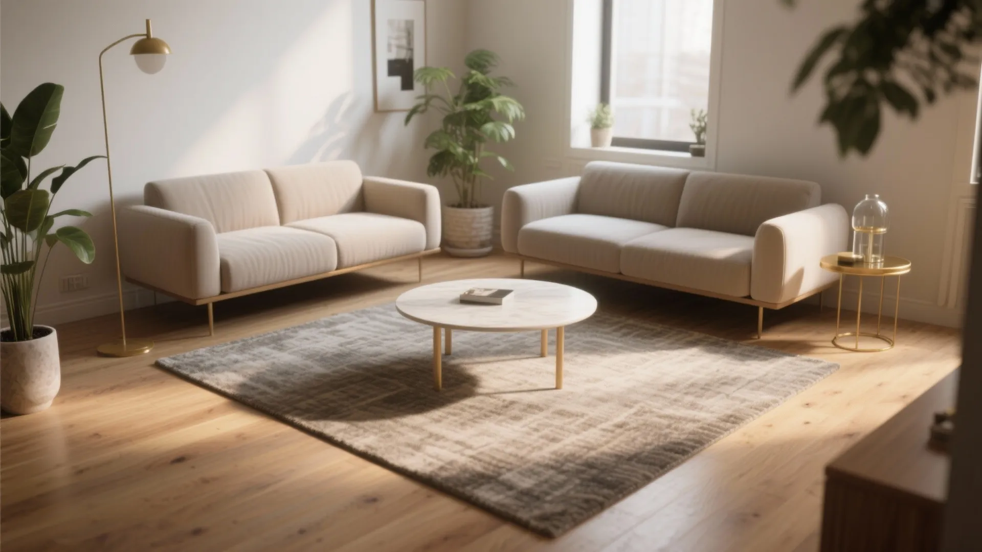 Floating Sofas to Define Zones