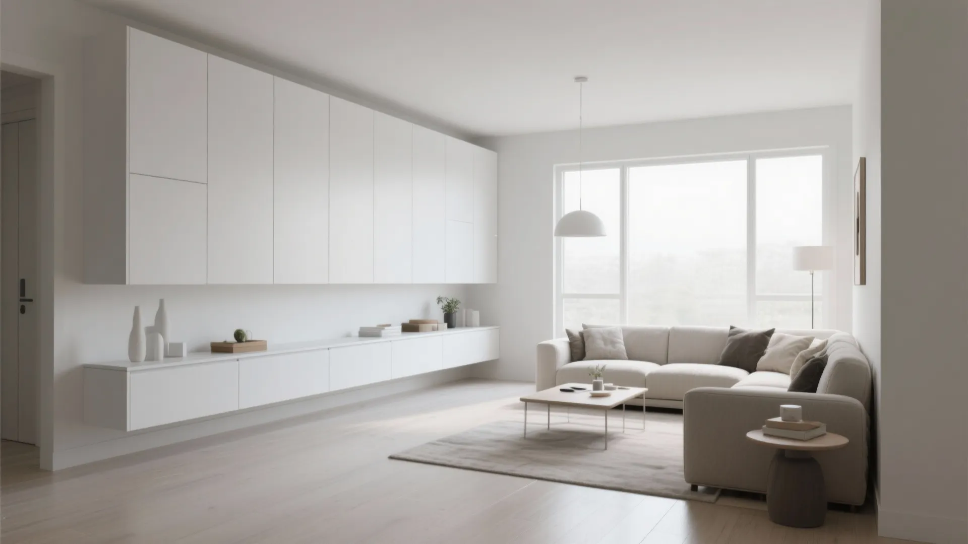 1. Minimalist Wall-Mounted Storage