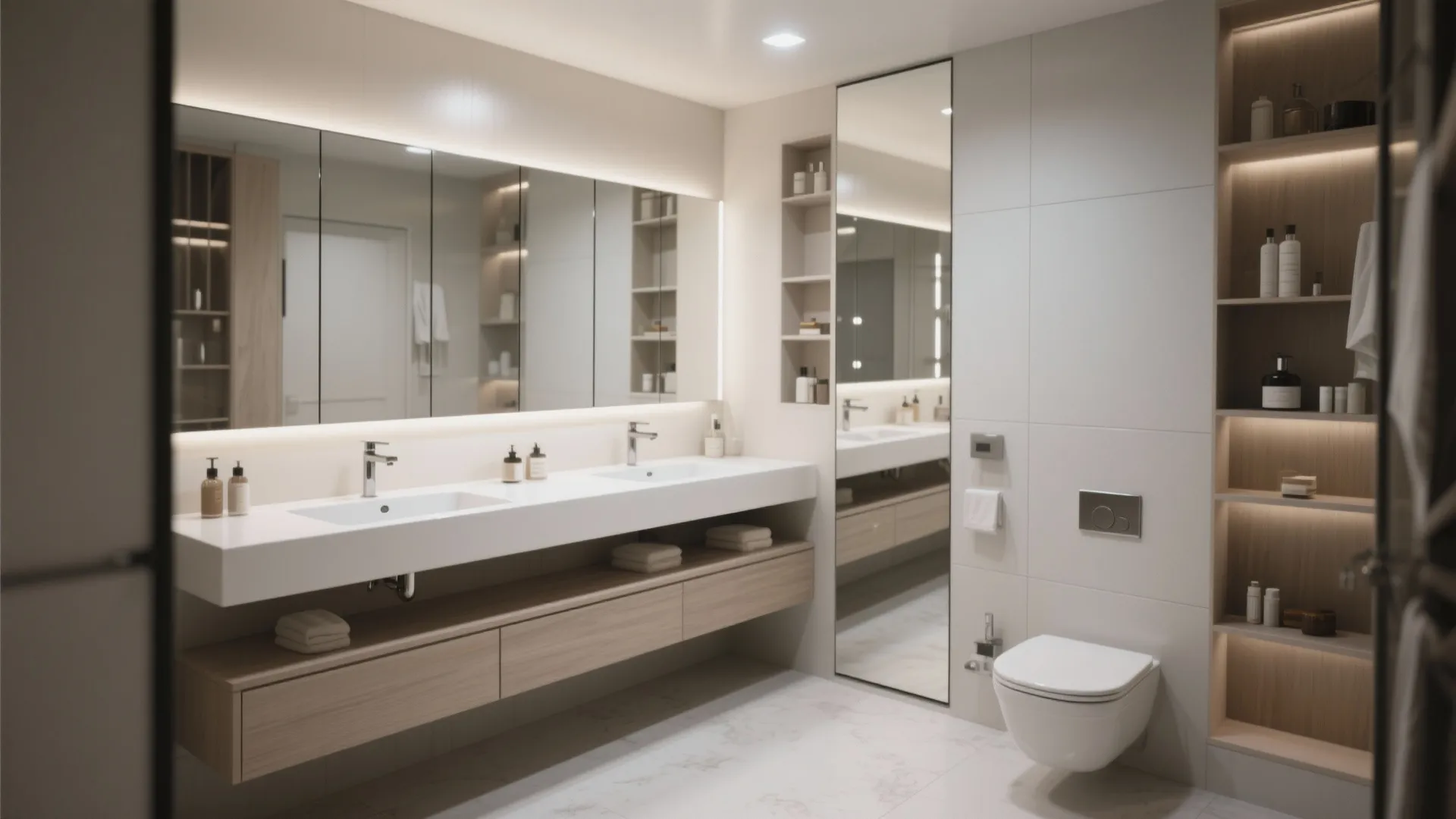 3. Floating storage and mirrors