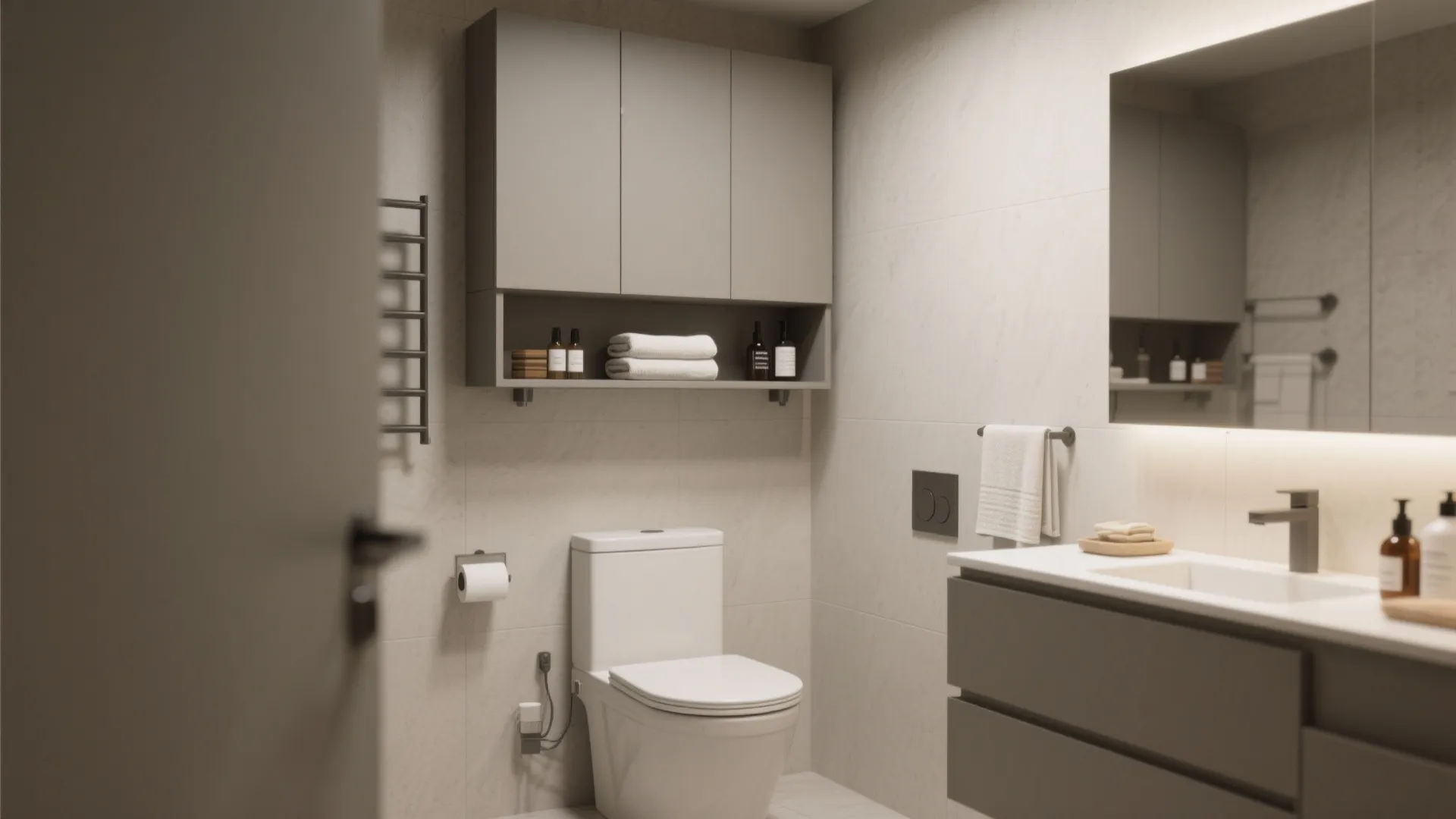 Floating Storage Cabinets