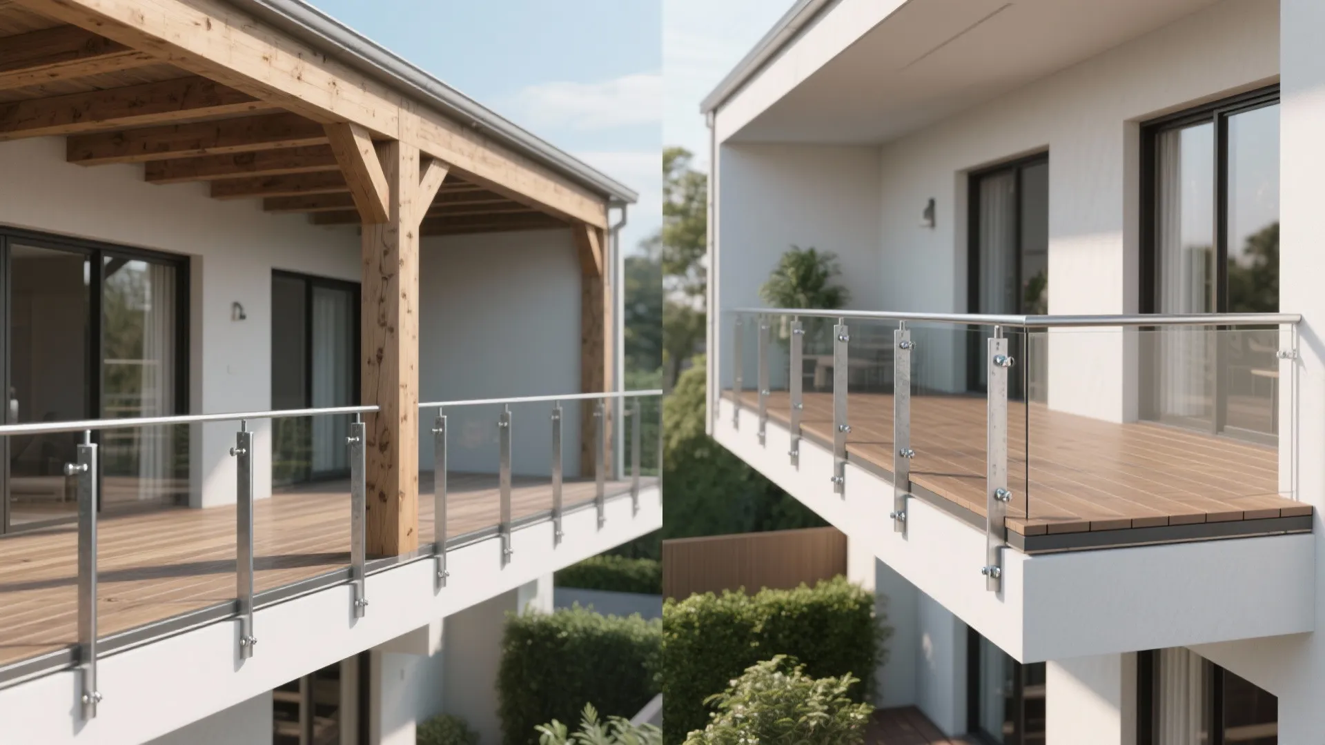 The Floating Look: Exposed Steel Stringers and a Slim Deck