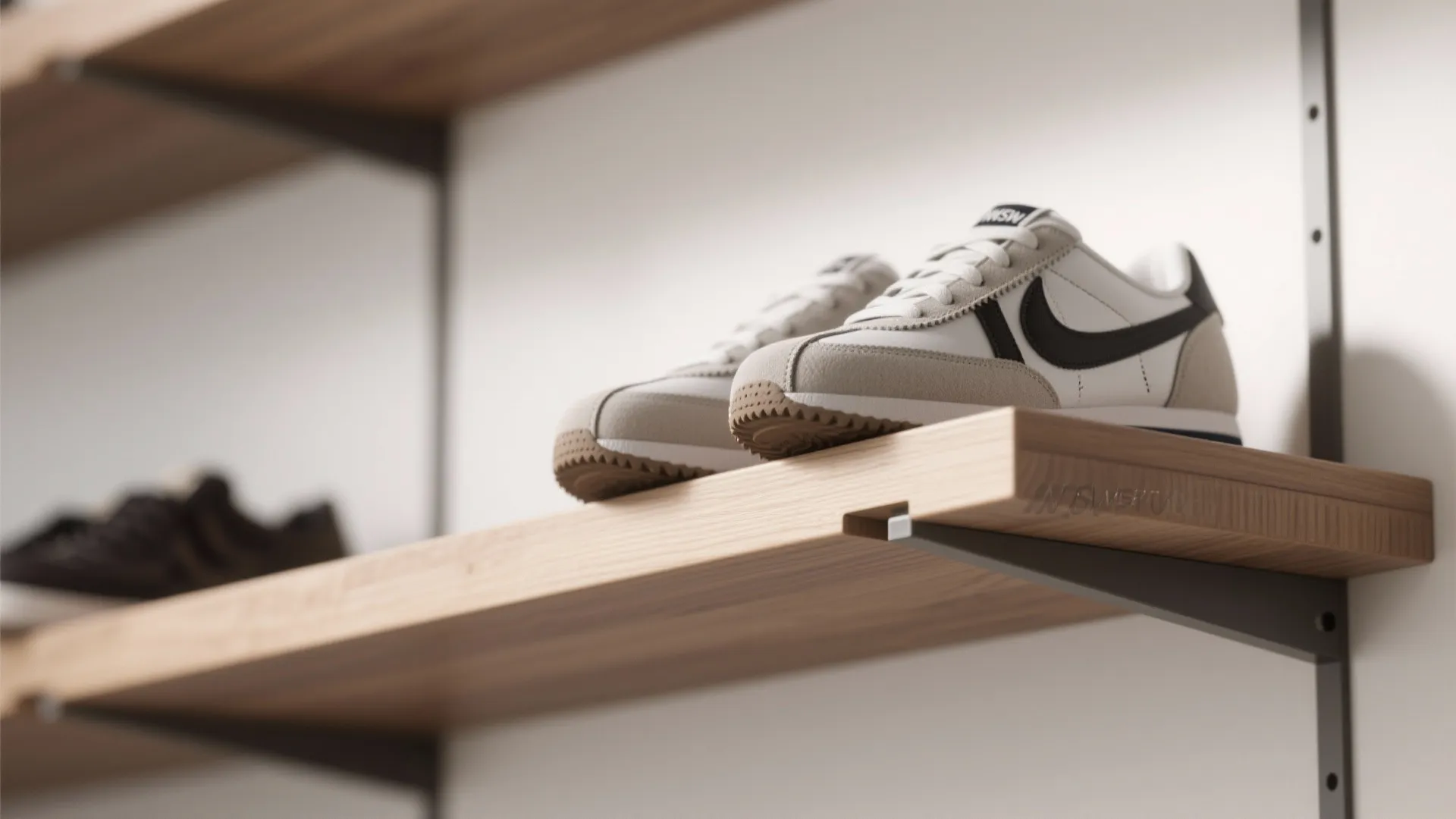 Floating Shelves with Hidden Toe Stops