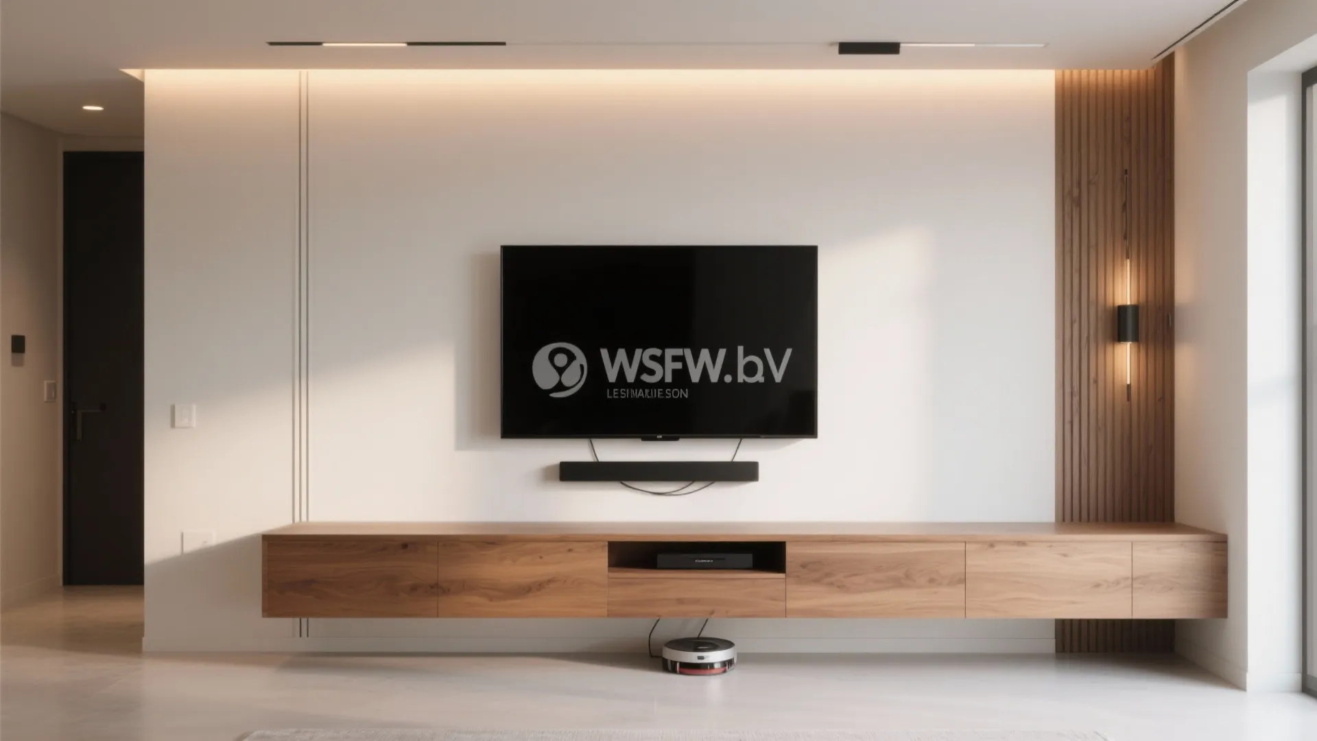 Floating TV Stand and Wall-Mount Combo