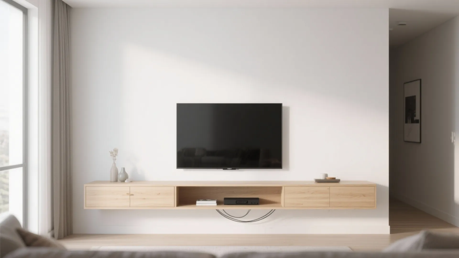 Minimalist Floating TV Unit