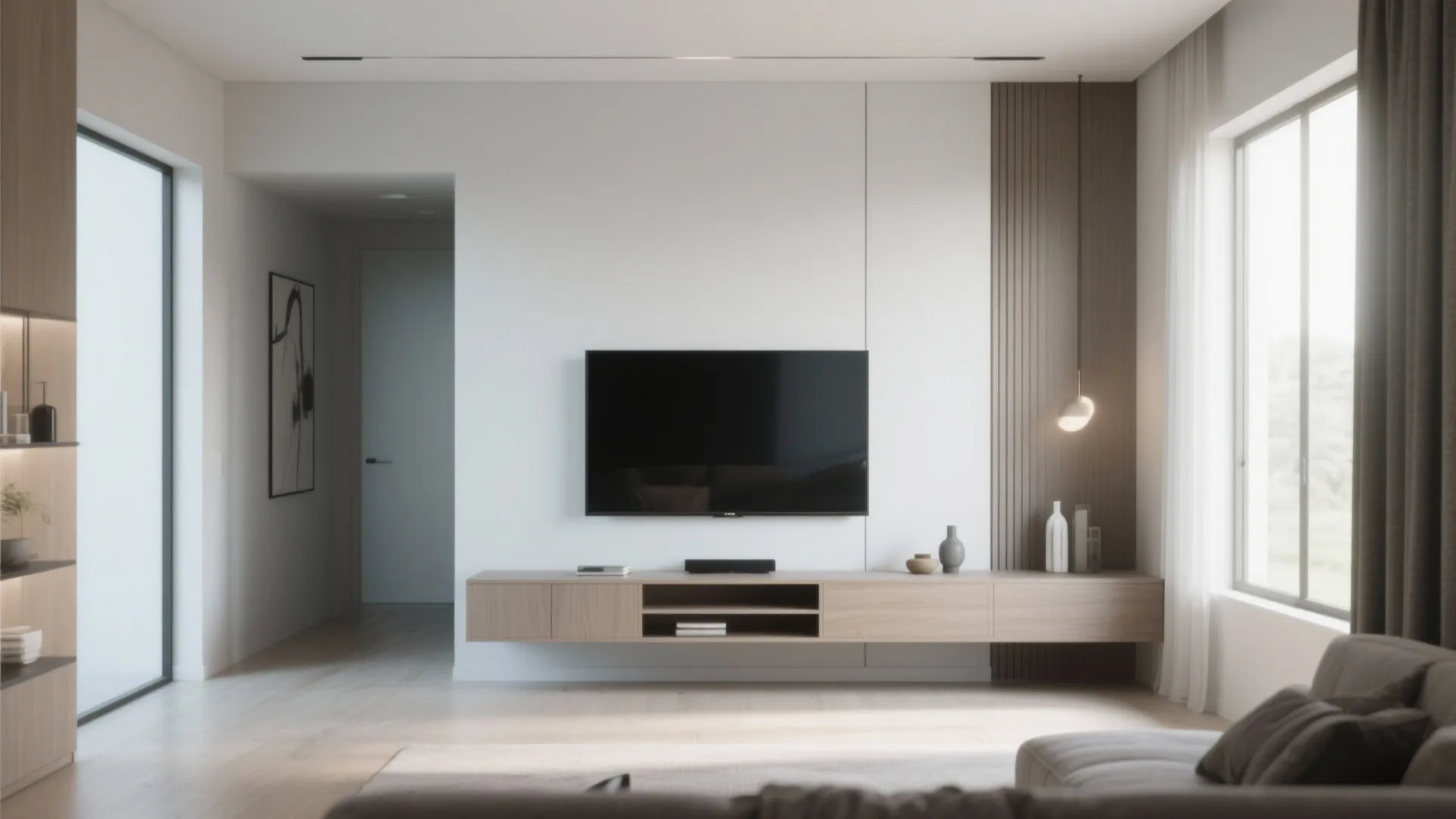 7. Floating TV Units