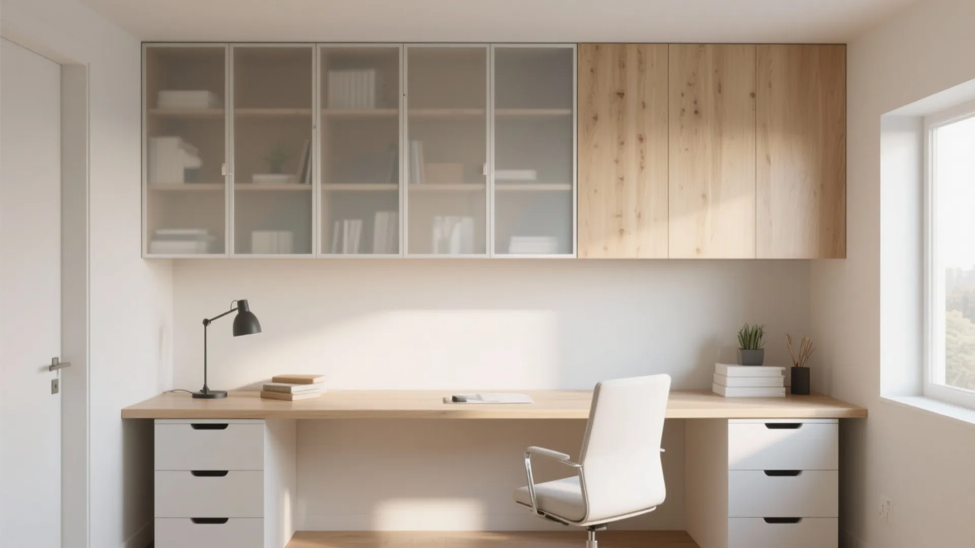 4. Floating Upper Cabinets