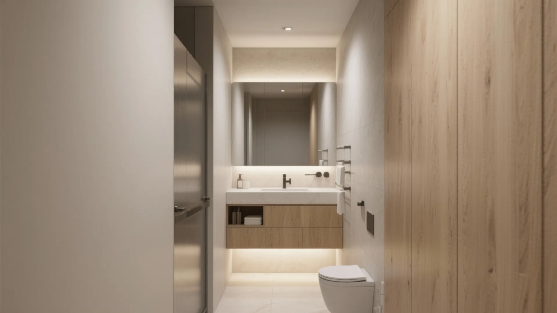 3. Floating Vanity Magic