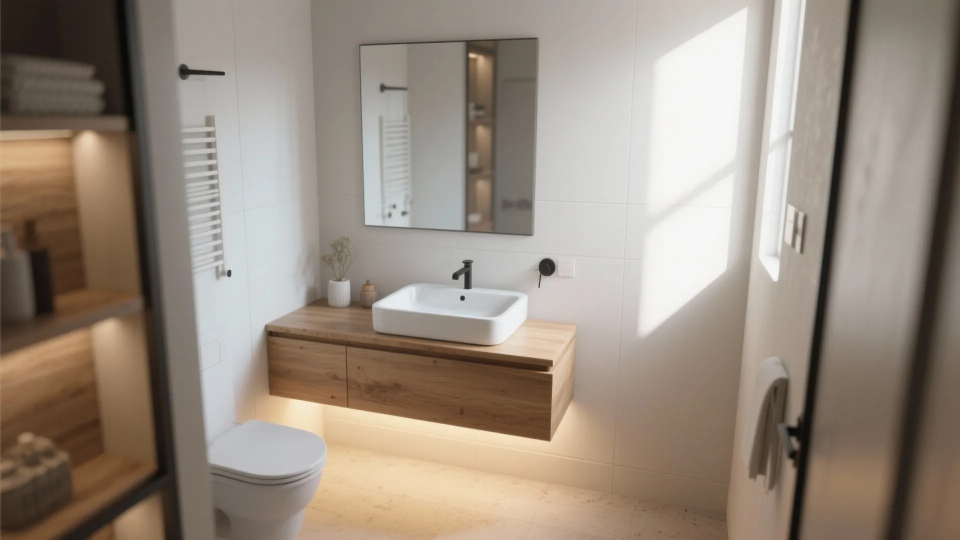 6. Floating Vanities