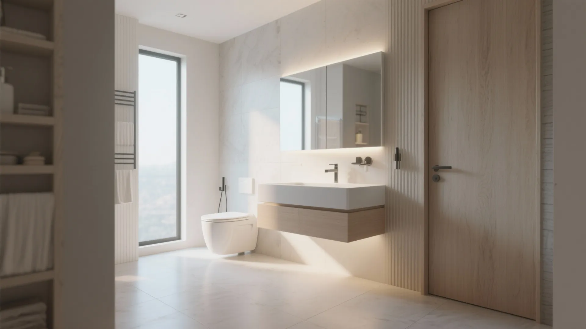 3. Floating Vanity Magic