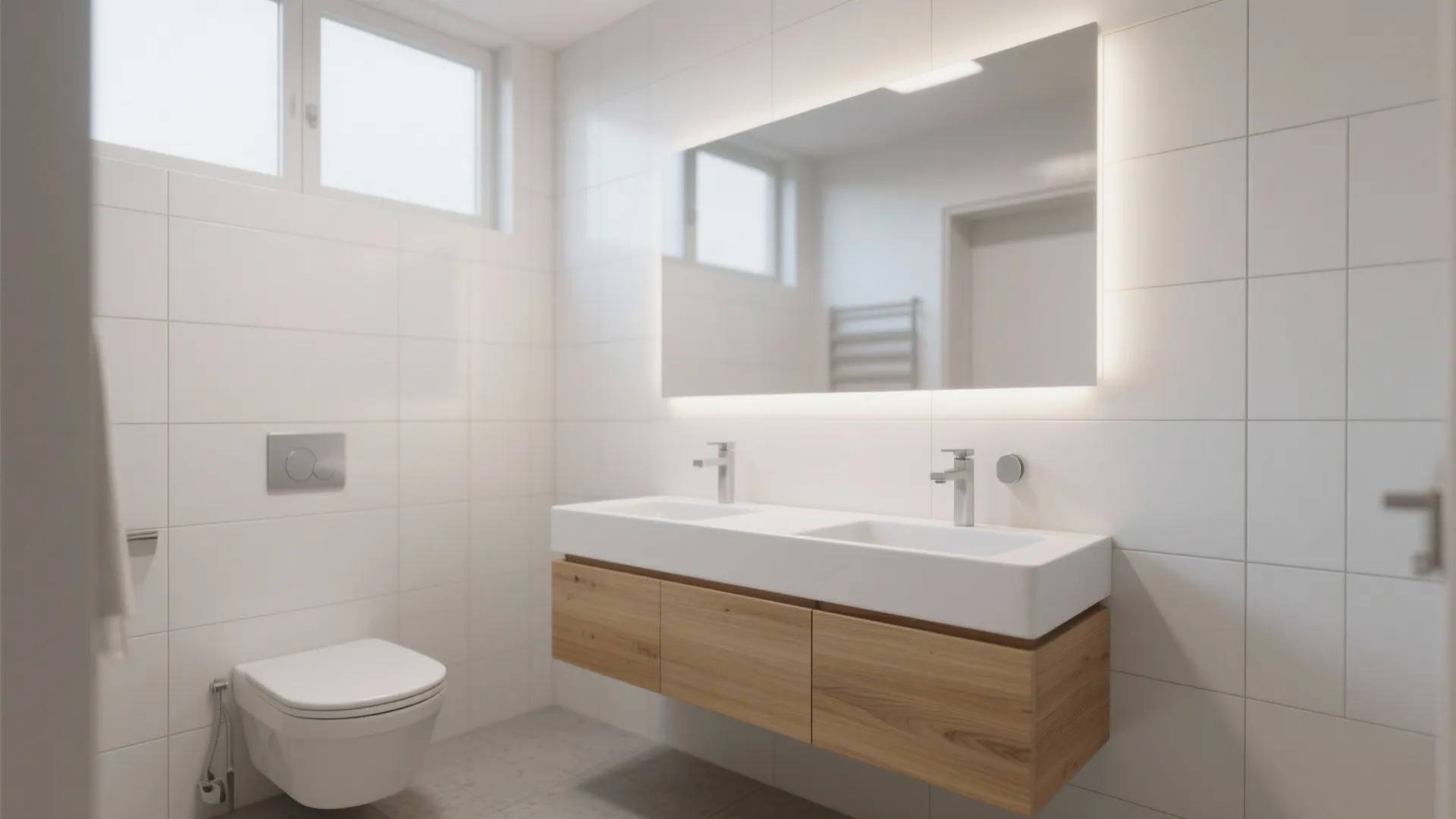 2. Floating Vanity Magic