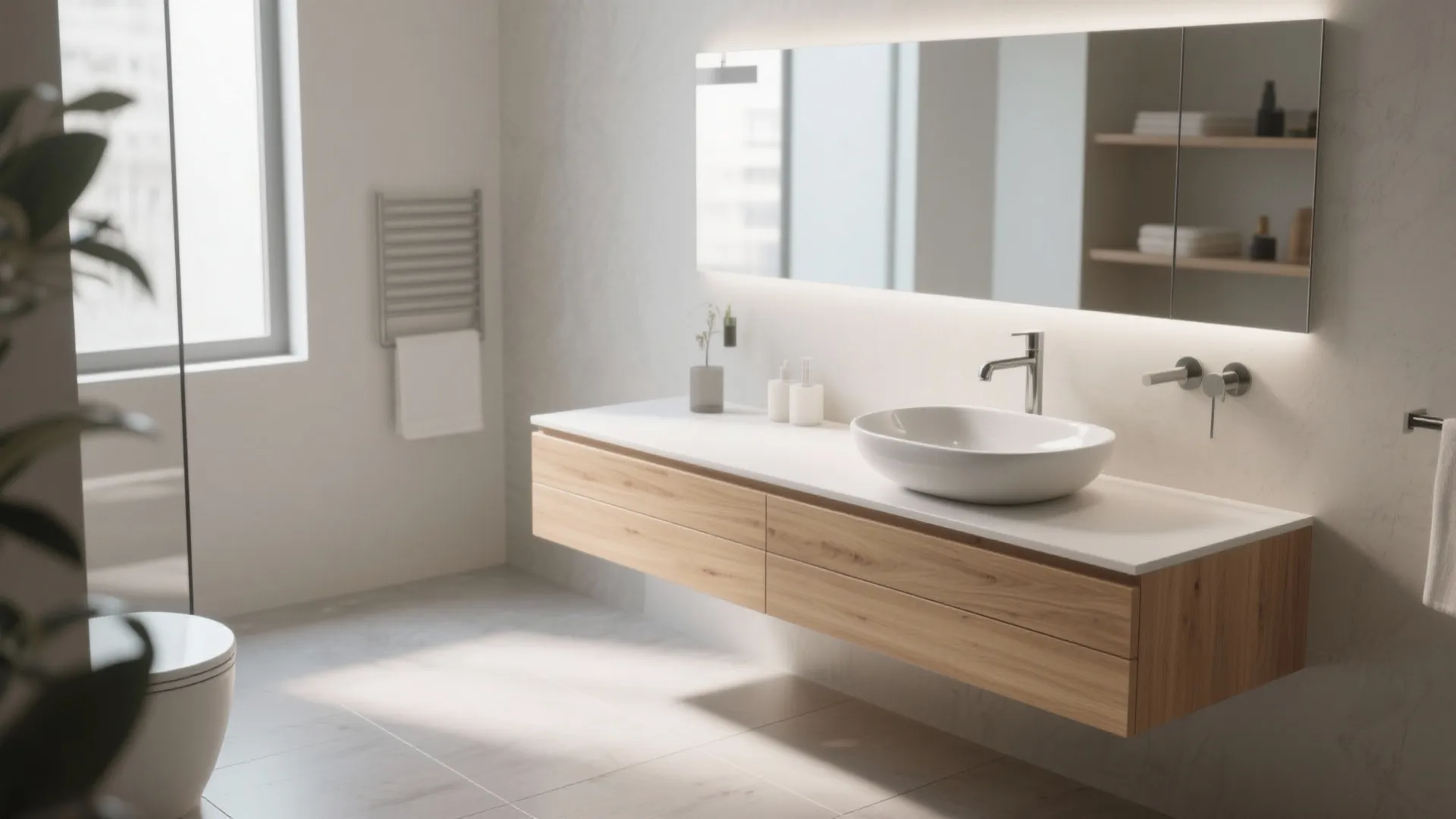 6. Choose a Floating Vanity