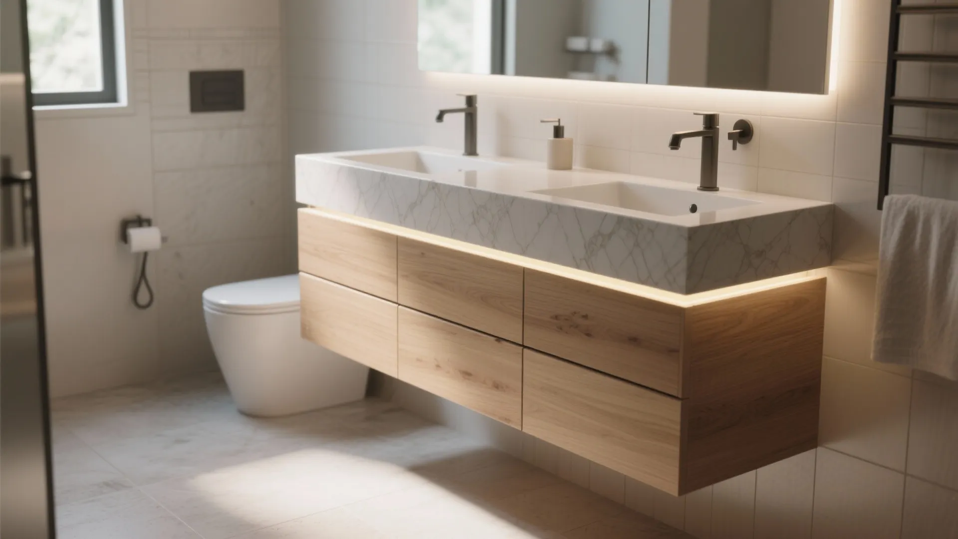 8. Floating Vanities