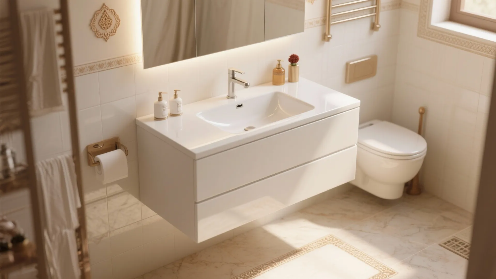 Minimalist Floating Vanity